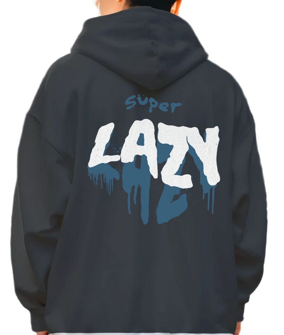 Hoodie Lazy Pop Culture Black