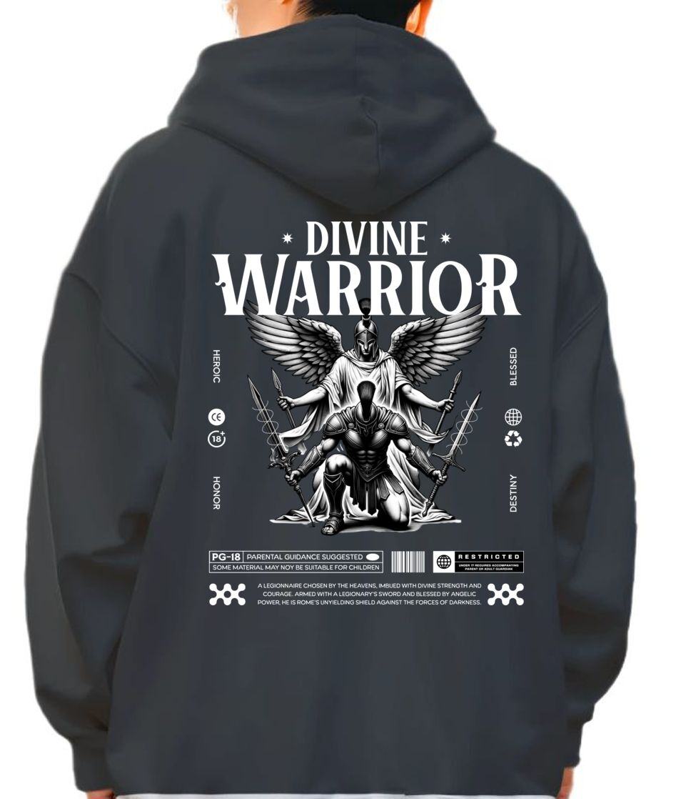 Hoodie Legionnaire Chosen Streetwear Pop Culture Black