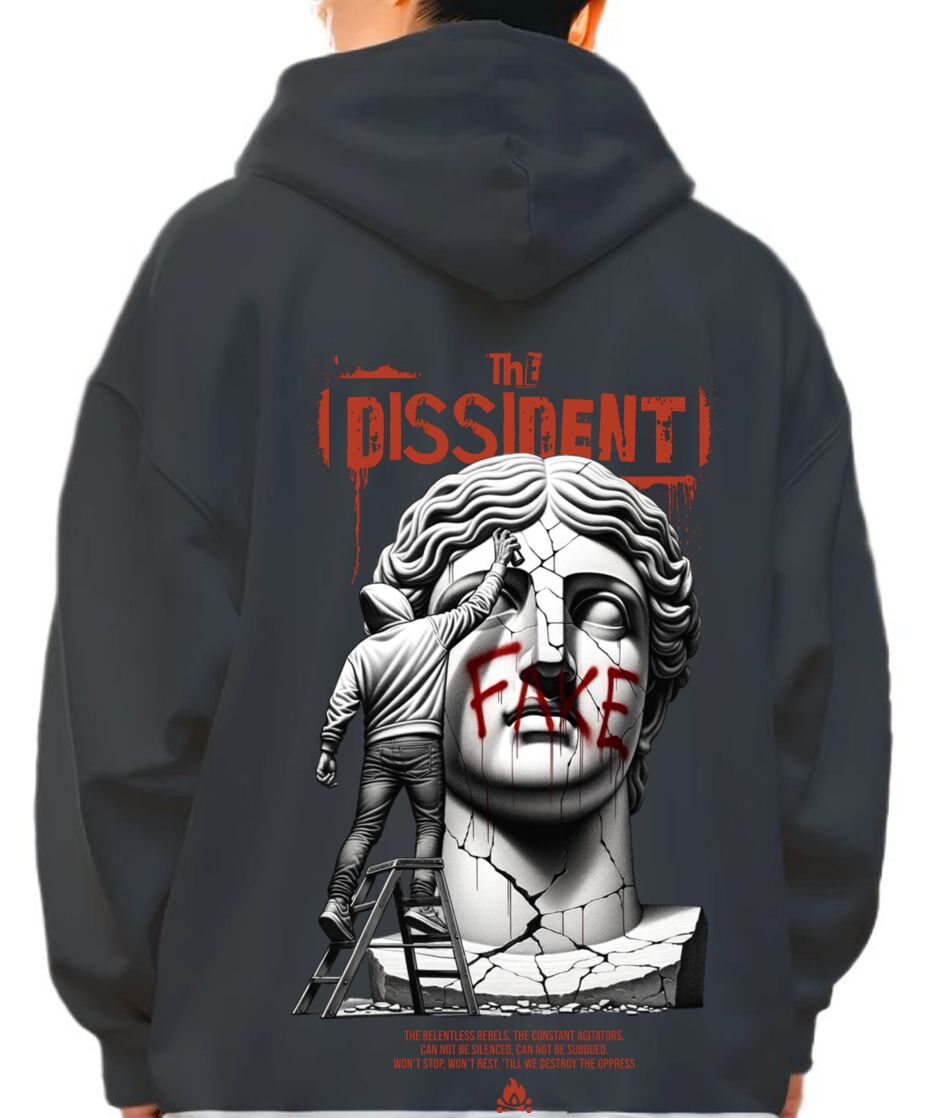 Hoodie The Dissident Pop Culture Black