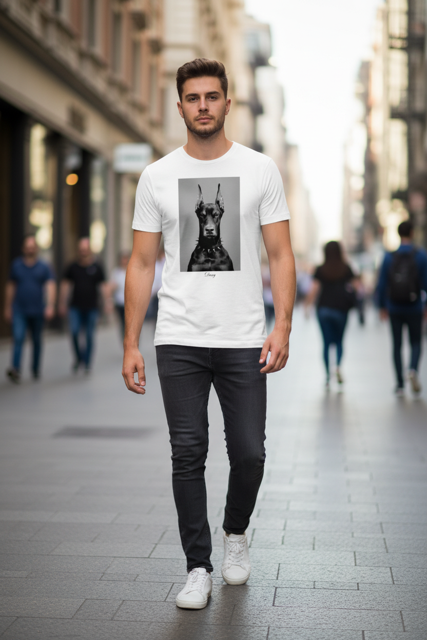 Dawg Tee Mister Mt3039-00220 White Outlet ανδρικά Simple Wear