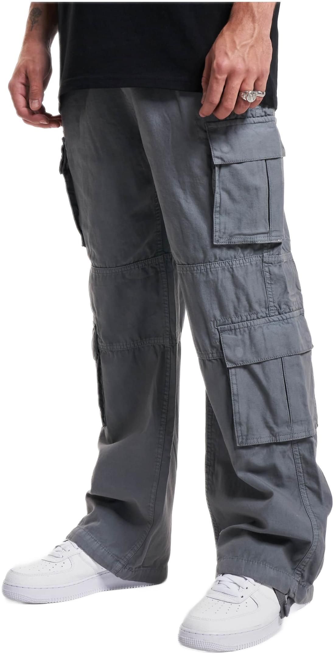 Παντελόνι Cargo DFCP052-00111 DEF Black grey