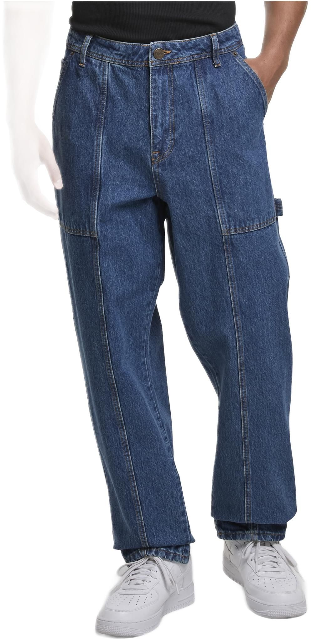 Παντελόνι Jeans Loose Fit DFJS229-01868 DEF Mid Blue