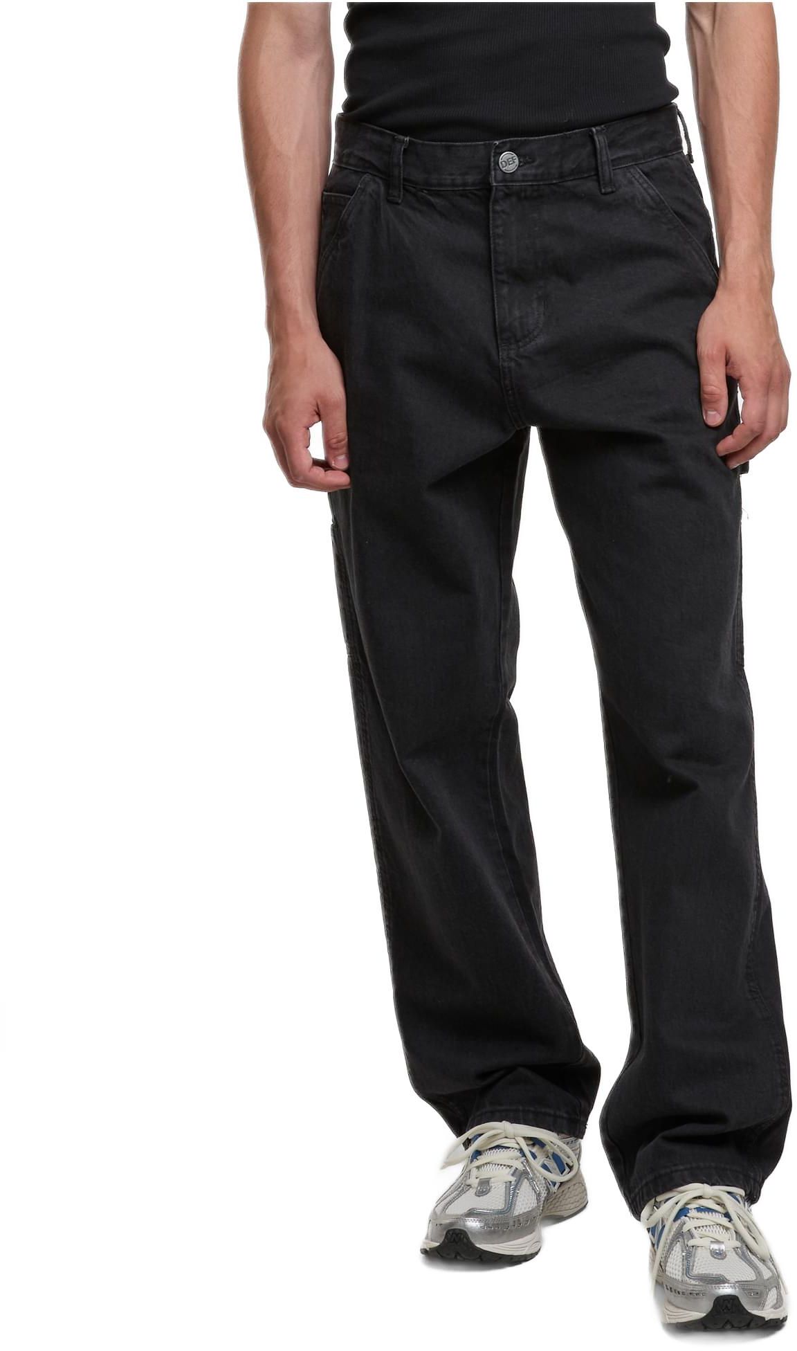 Παντελόνι Jeans Straight Fit DFJS237-00007 Wood Black