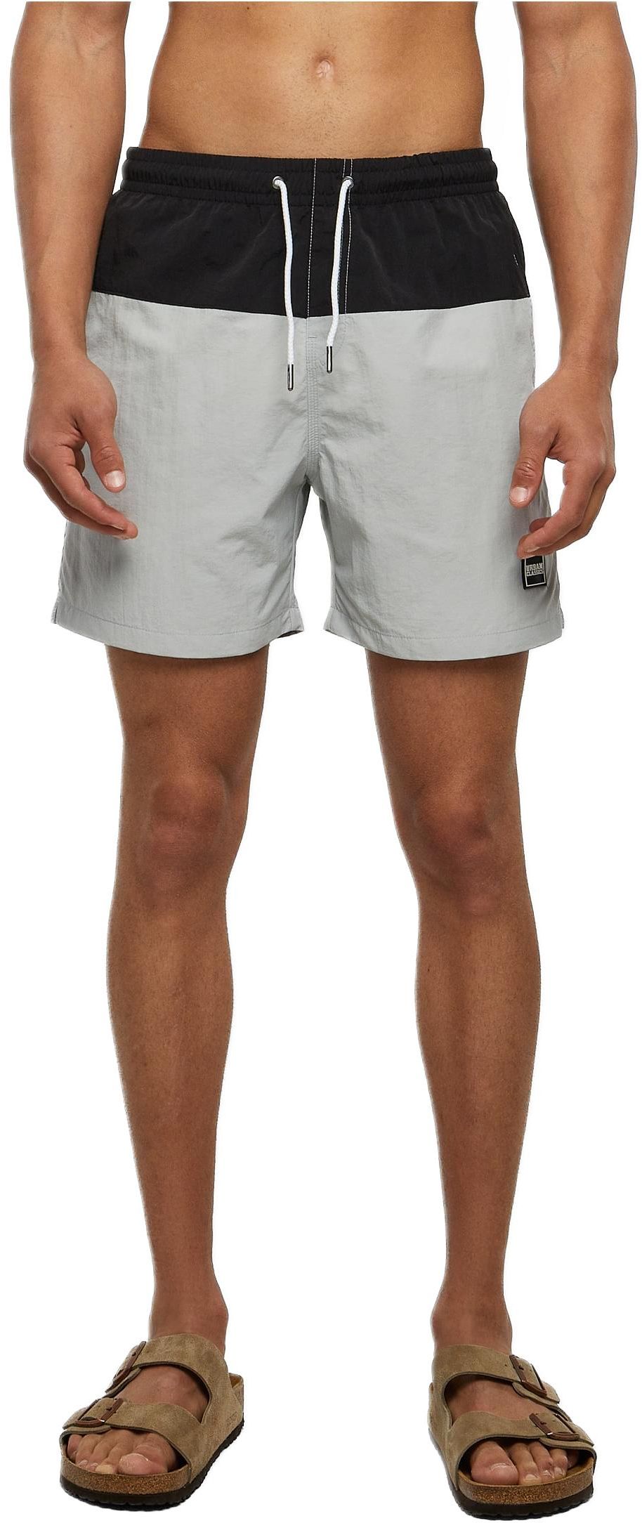 Ανδρικό Μαγιό TB1026 Urban Classics Block Swim Shorts Lightasphalt/Black
