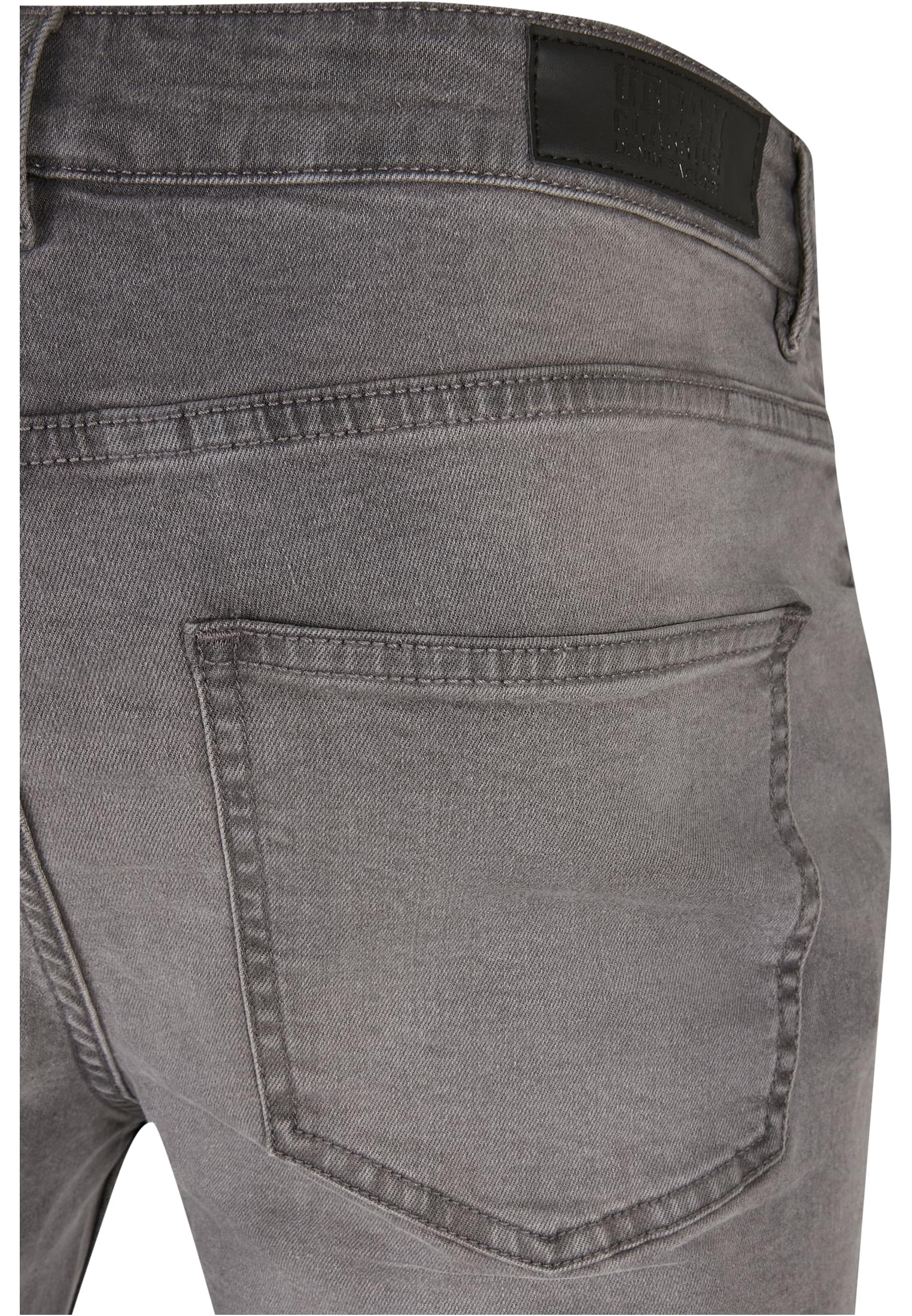 Stretch Denim Pants Urban Classics Tb1437-00737 Midgrey ανδρικά Παντελόνια Simple Wear