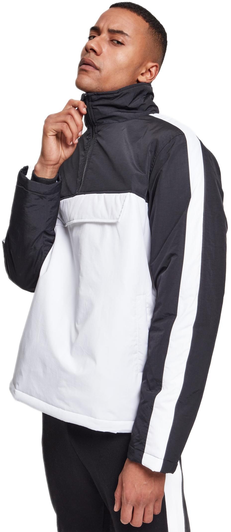 Jacket Pull Over TB2483 Urban Classics 2-Tone Padded White/Black