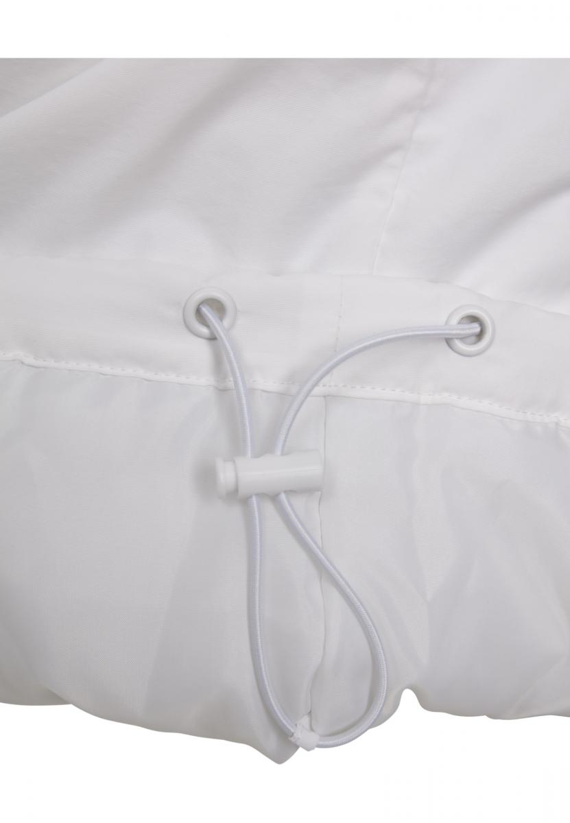 Jacket Pull Over Tb2483 Urban Classics 2-Tone Padded White Black ανδρικά Μπουφάν Simple Wear