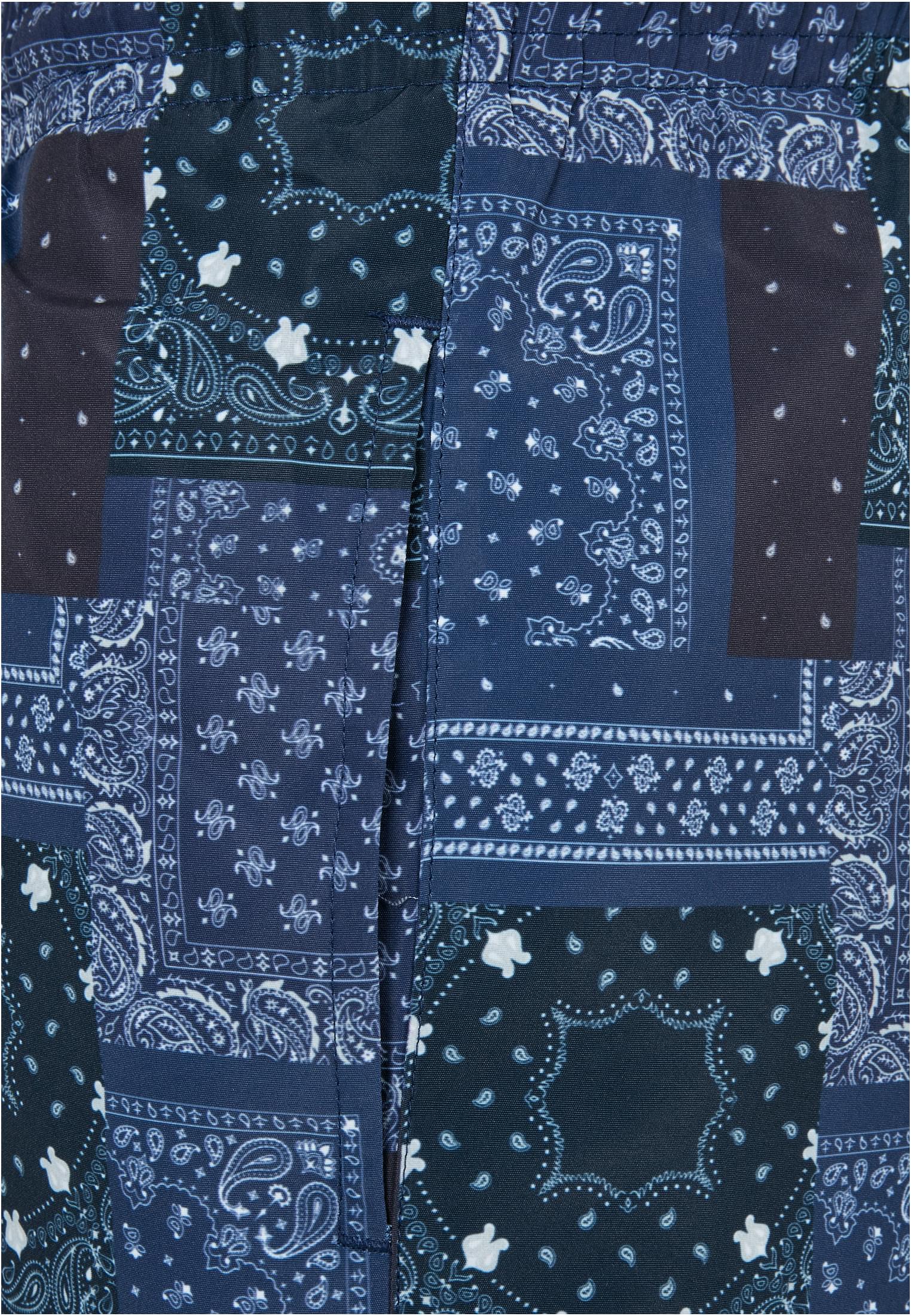 Ανδρικό Μαγιό Tb2679-03773 Urban Classics Navy Bandana Aop ανδρικά Simple Wear