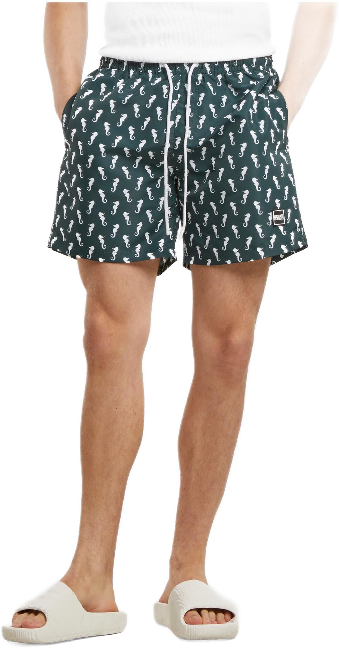Μαγιό TB2679 Urban Classics Pattern darkgreenseahorse