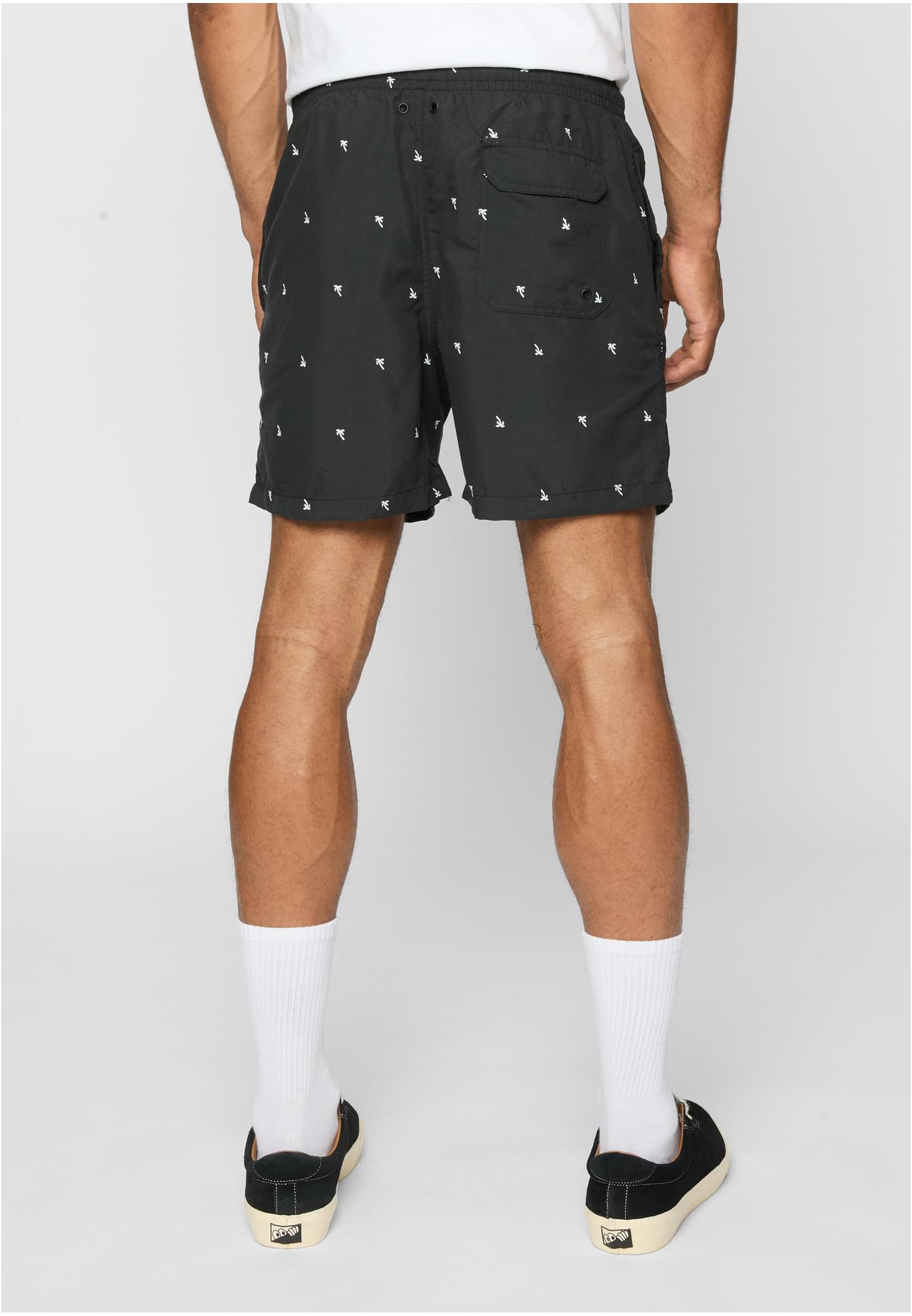 Μαγιό Βερμούδα TB2680-02520 Urban Classics Black/Palmtree