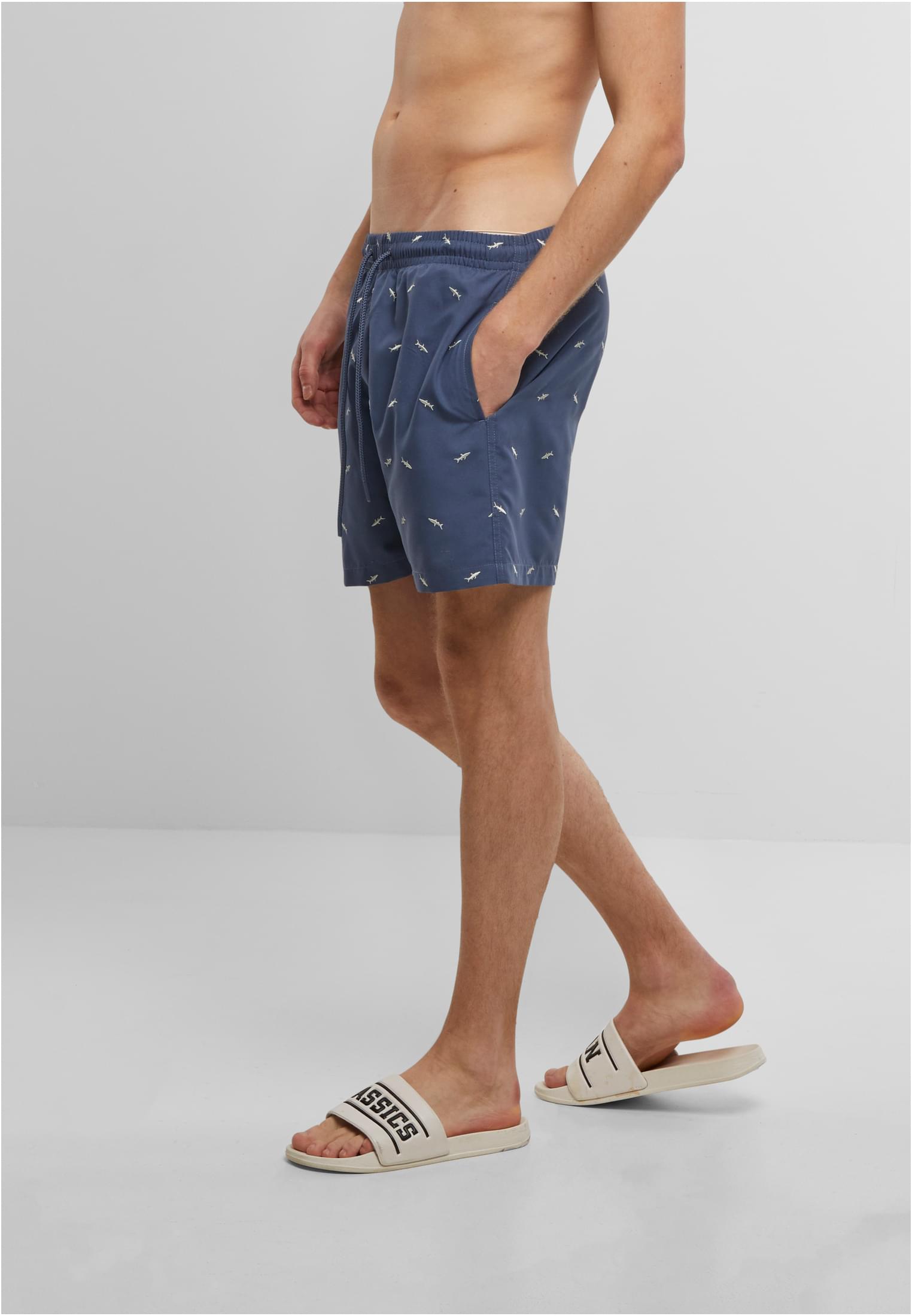 Ανδρικό Μαγιό TB2680 Urban Classics Black vintageblue/frostmint