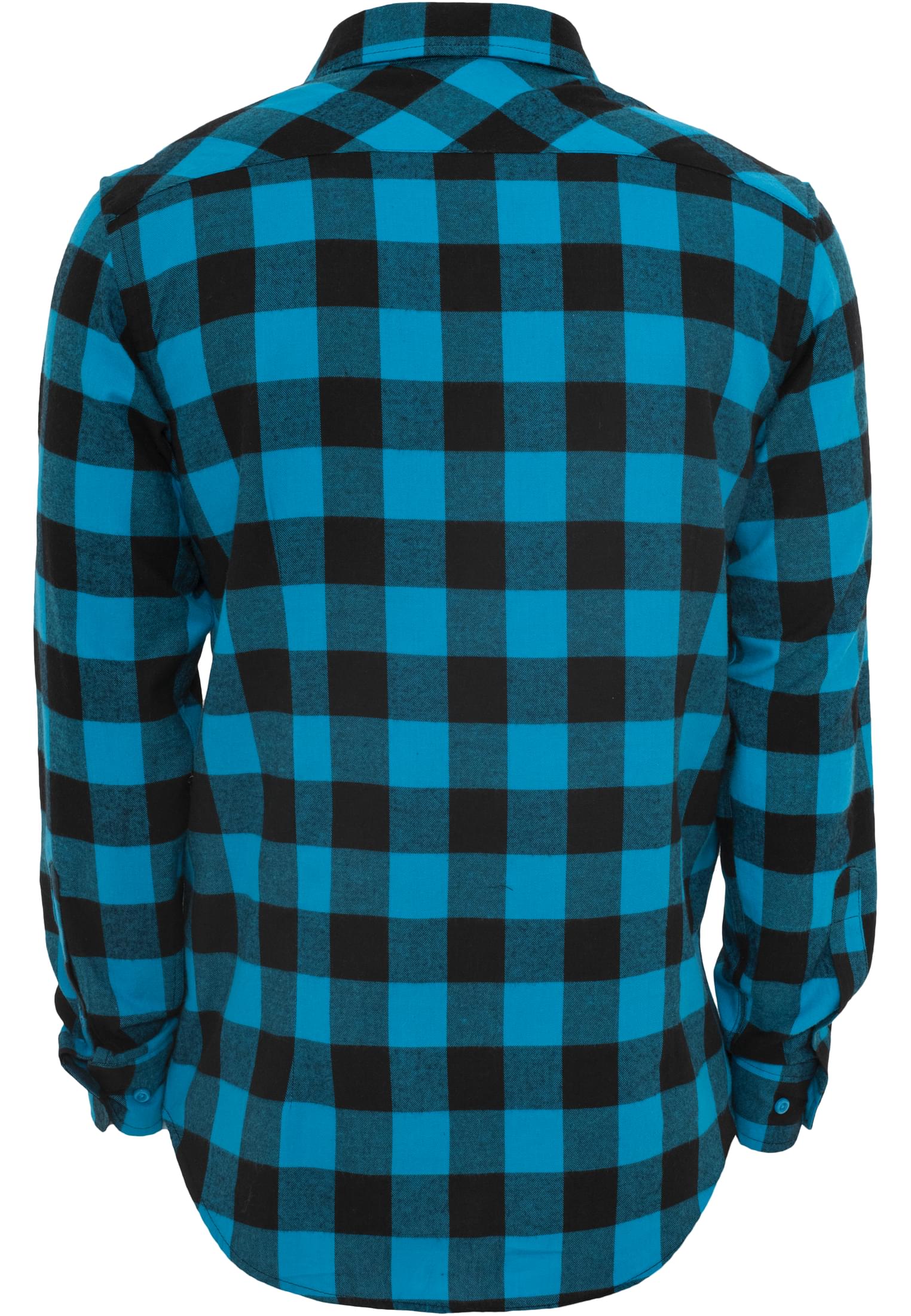 Πουκάμισο Φανέλα Tb297 Urban Classics Checked Blk Tur ανδρικά Πουκάμισα Simple Wear