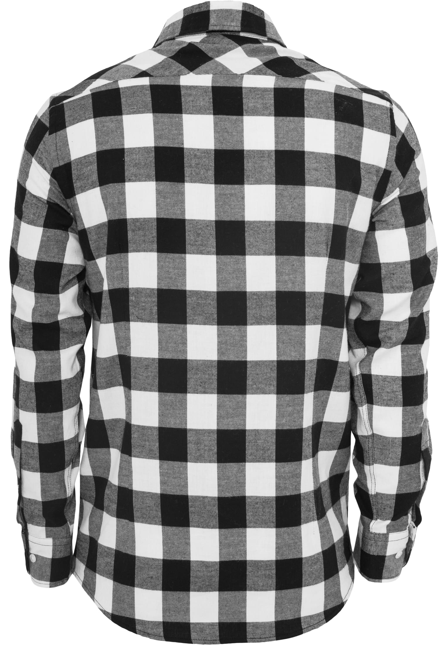 Πουκάμισο Καρό Flanell Tb297-00050 Urban Classics Blk Wht ανδρικά Πουκάμισα Simple Wear