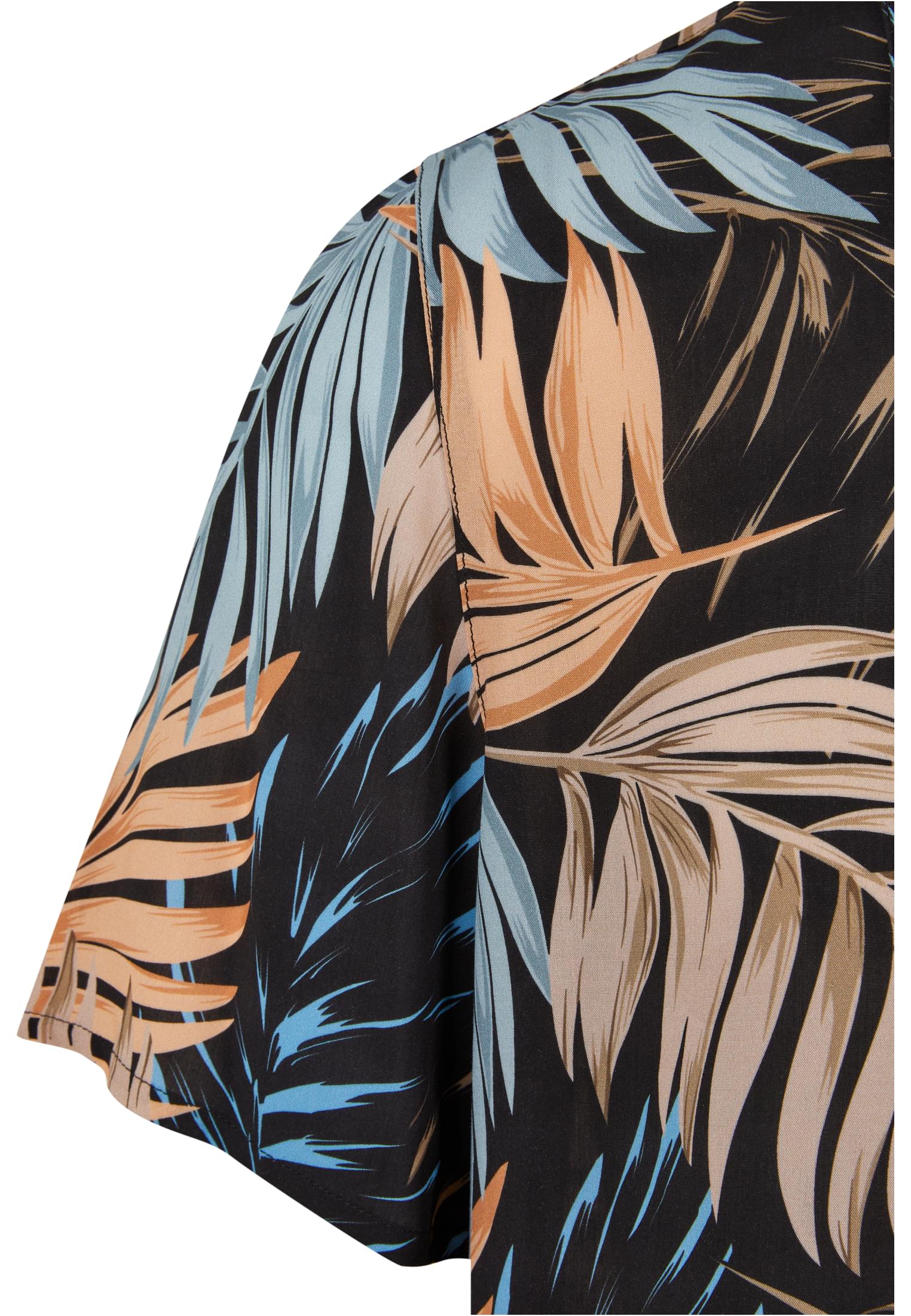 Viscose Aop Resort Shirt Urban Classics Tb4150-04419 Palmfront ανδρικά Πουκάμισα Simple Wear