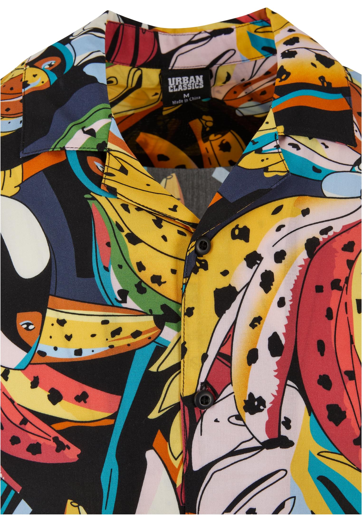 Πουκάμισο Viscose Aop Resort Tb4150-04603 Urban Classics Toucans ανδρικά Πουκάμισα Simple Wear