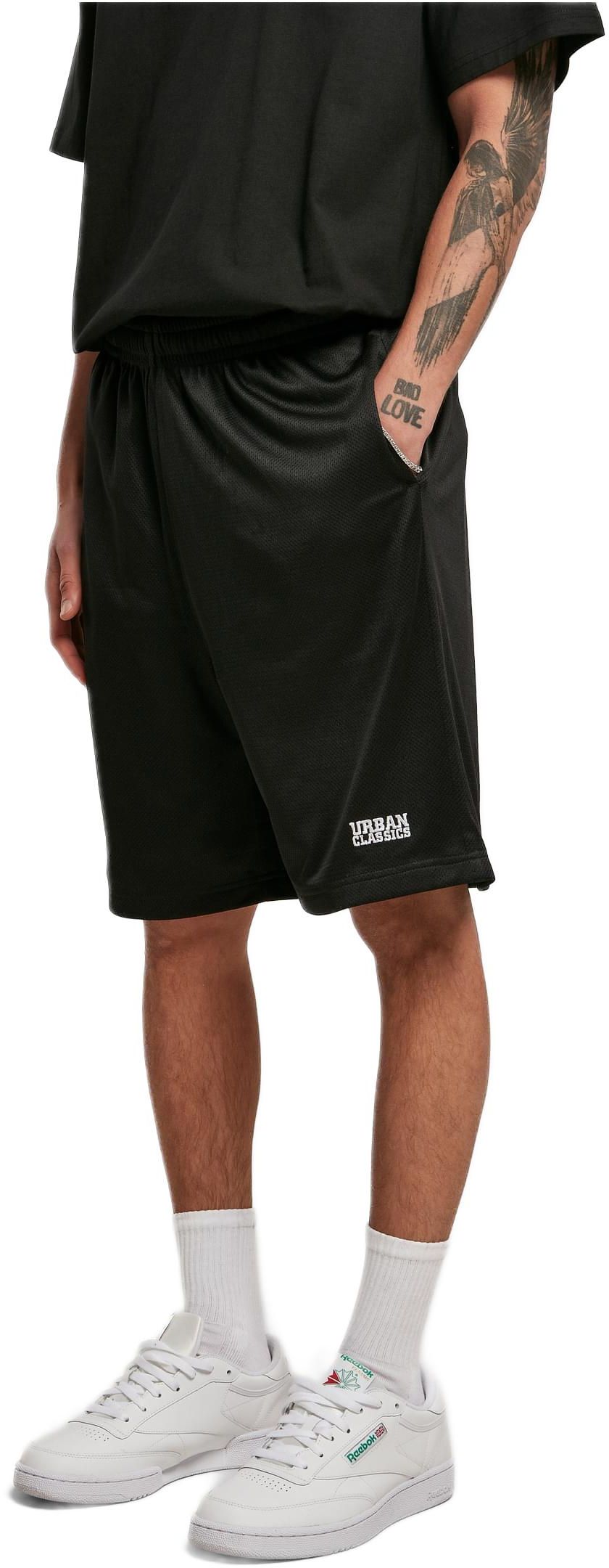Ανδρική Βερμούδα Mesh TB4936-00007 Urban Classics Black Black