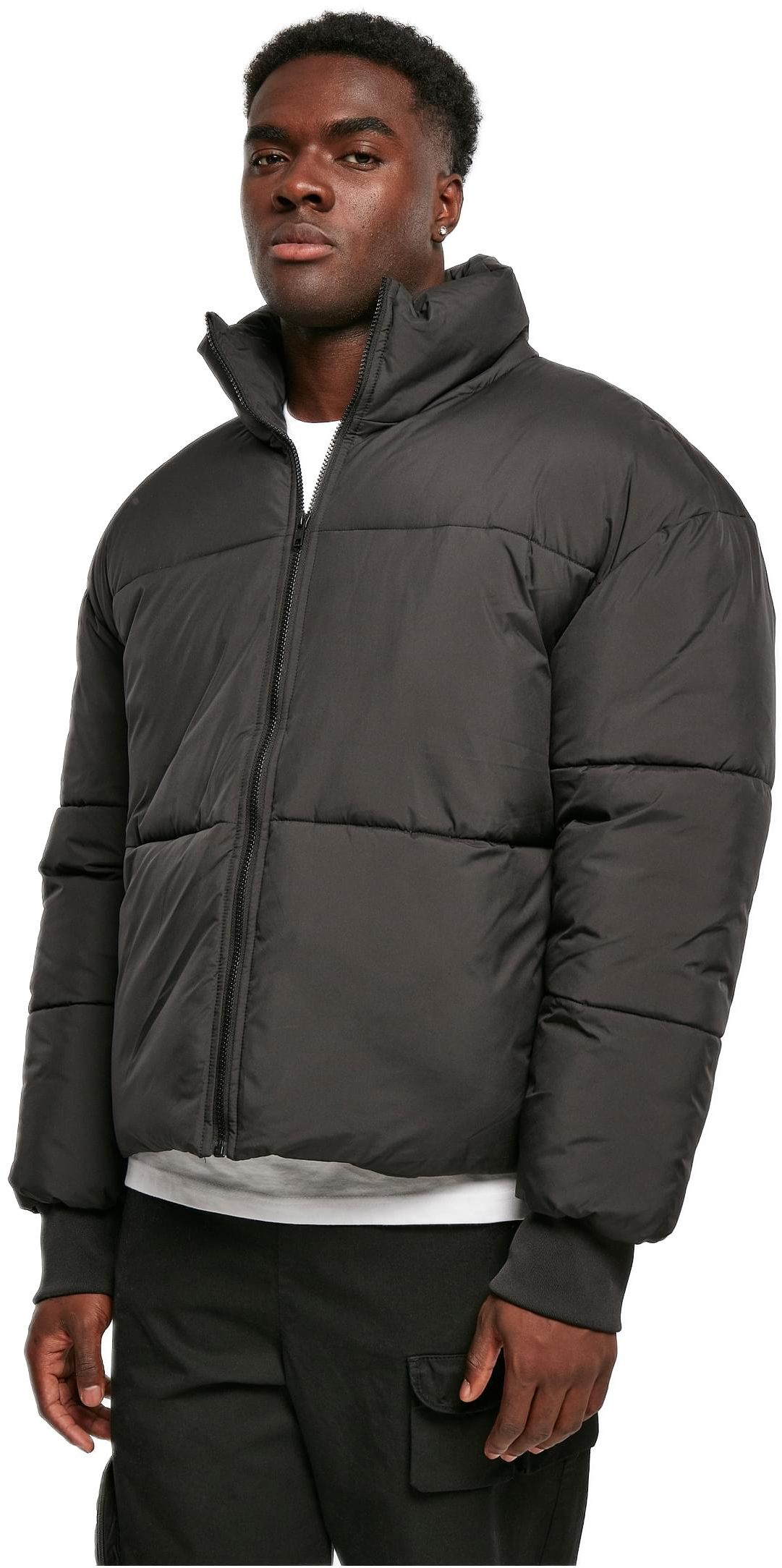 Μπουφάν Puffer Short Big TB5907 Urban Classics Μαύρο Black
