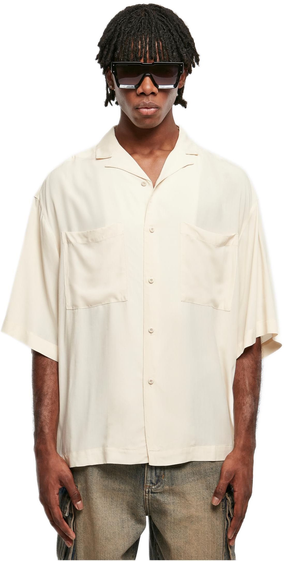Πουκάμισο Oversized Resort TB6236-02903 Urban Classics Whitesand