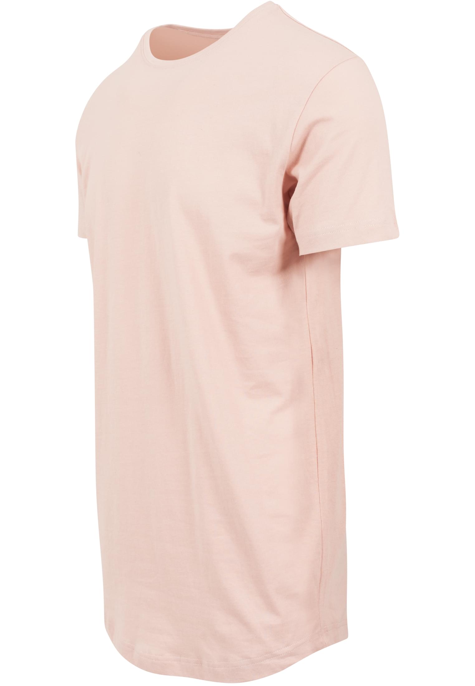 Ανδρικό T-Shirt Shaped Long Tee Tb638 Urban Classics Light Rose ανδρικά Basic T-Shirts Simple Wear Μπλουζάκια κοντομάνικα