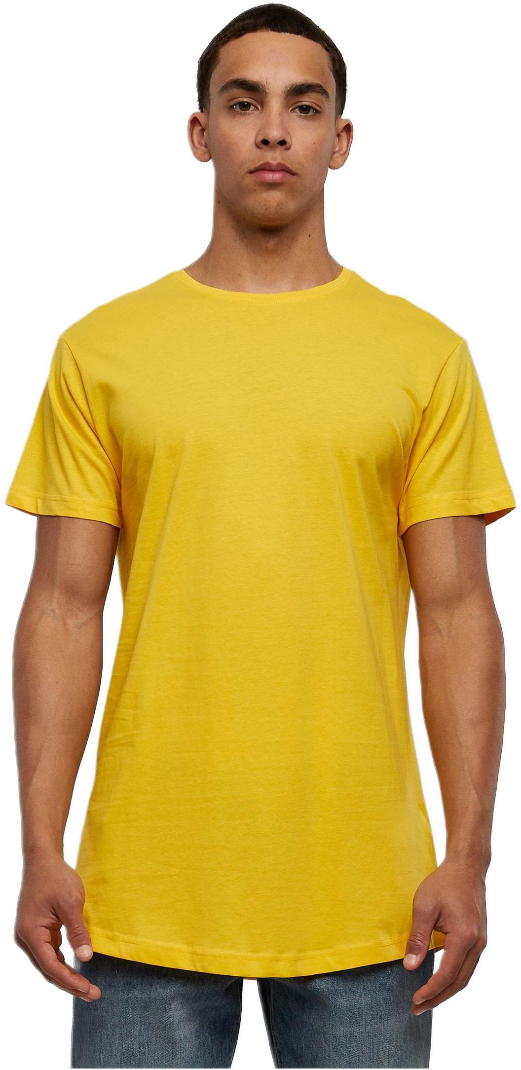 Ανδρικό T-shirt Shaped Long Tee TB638-01148 Urban Classics Chrome Yellow