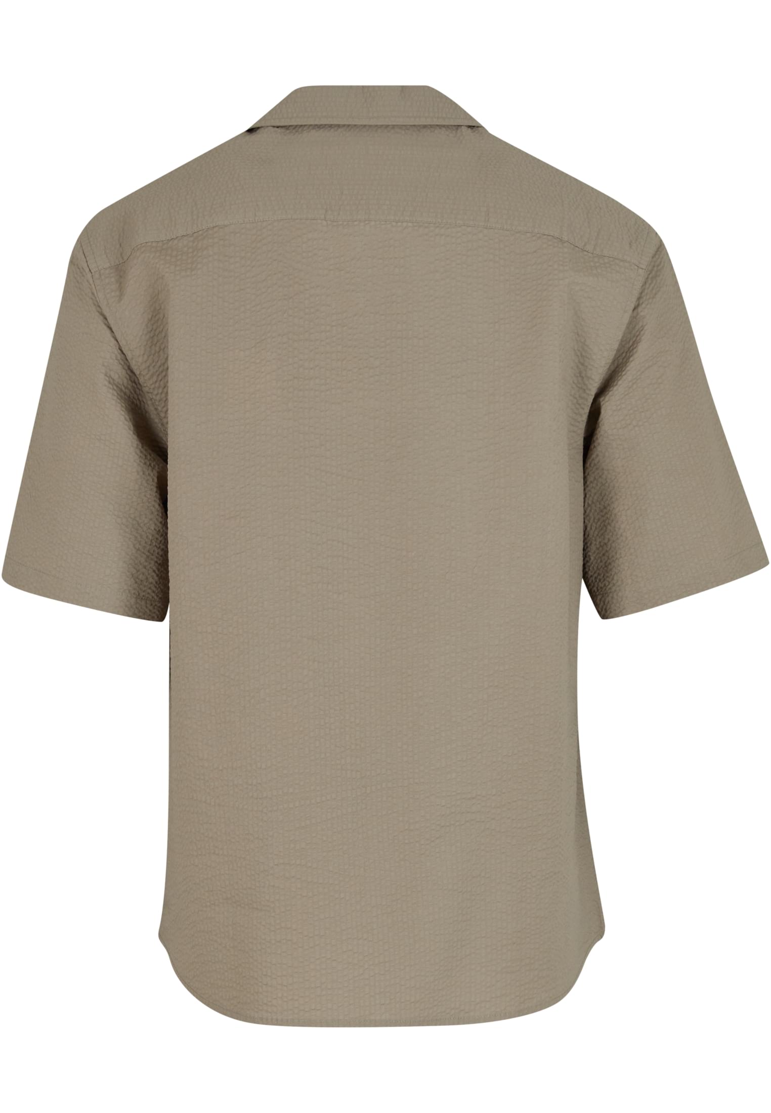 Κοντομάνικο Πουκάμισο Relaxed Seersucker Tb6409-18328 Urban Classics Paleolive ανδρικά Πουκάμισα Simple Wear