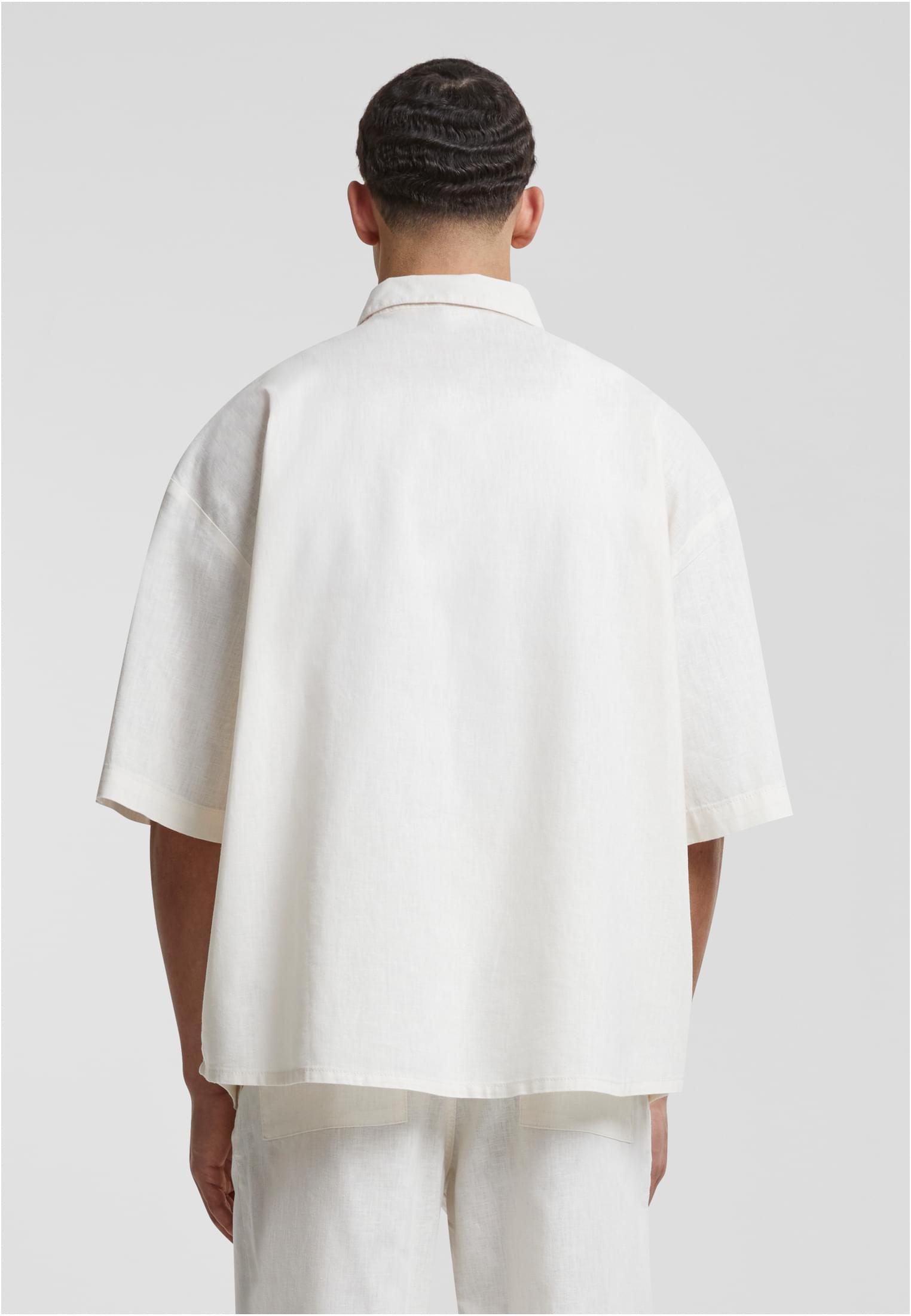 Πουκάμισο Boxy Cotton Linen TB6608-02903 Urban Classics Whitesand