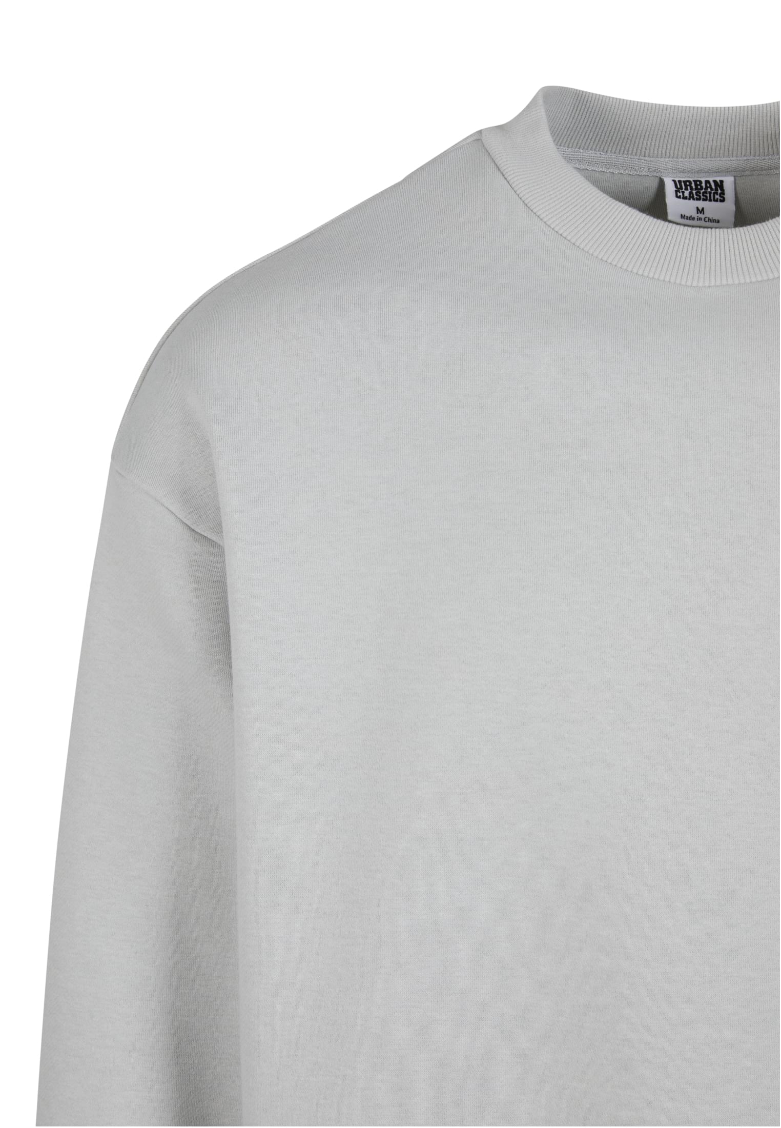 Fluffy Crewneck Urban Classics Tb6751-02946 Lightasphalt ανδρικά Φούτερ Simple Wear