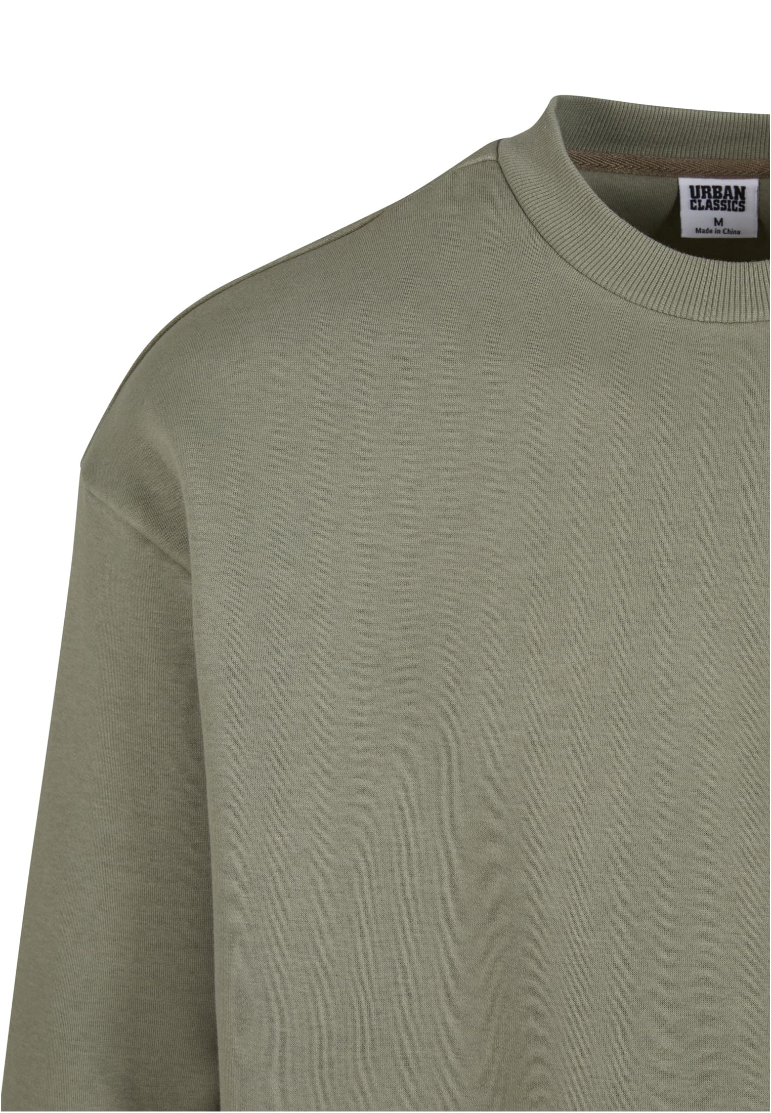 Fluffy Crewneck Urban Classics Tb6751-18328 Paleolive ανδρικά Φούτερ Simple Wear