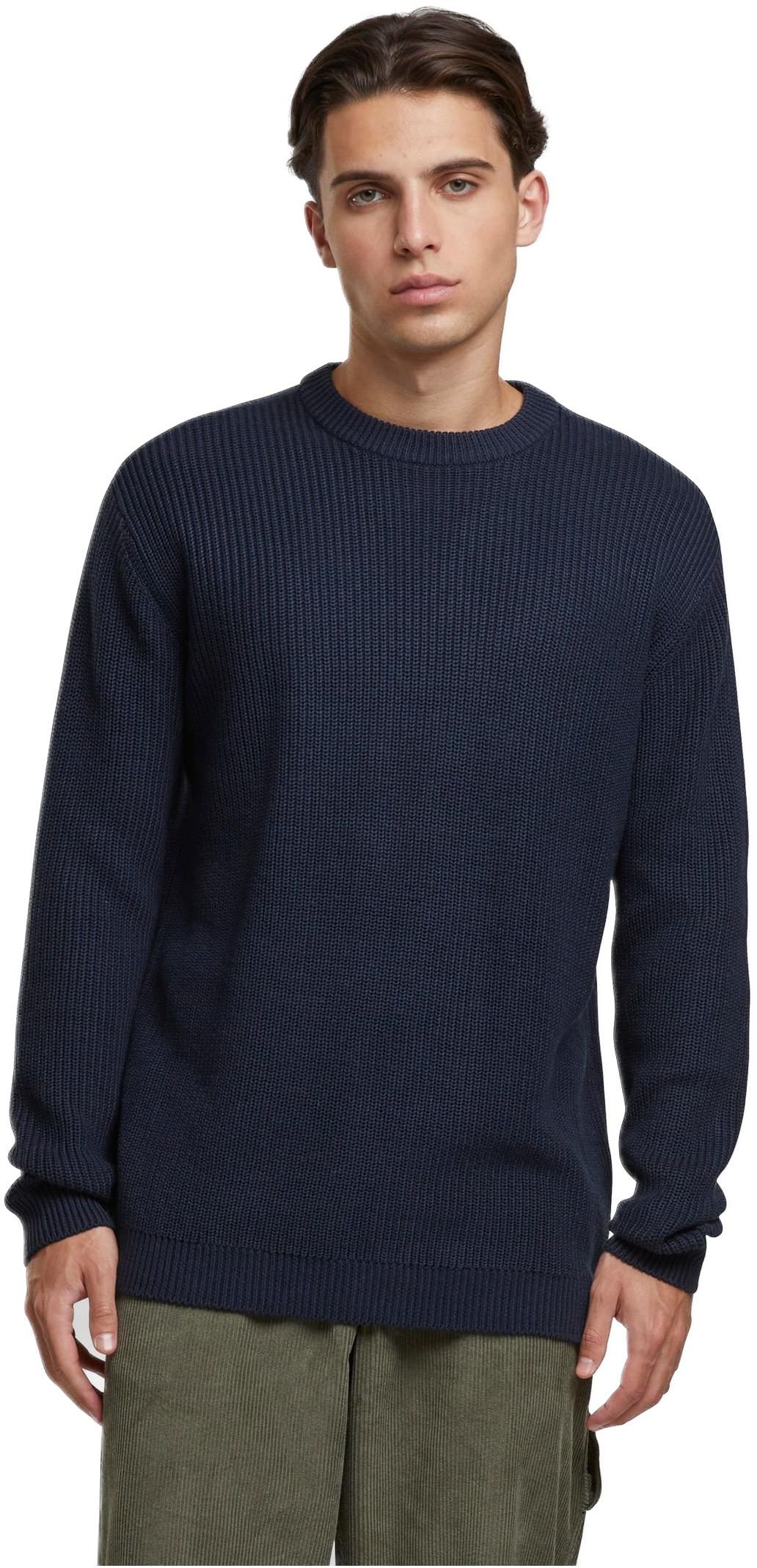 Πουλόβερ Rib Basic TB6763 Urban Classics Black Navy