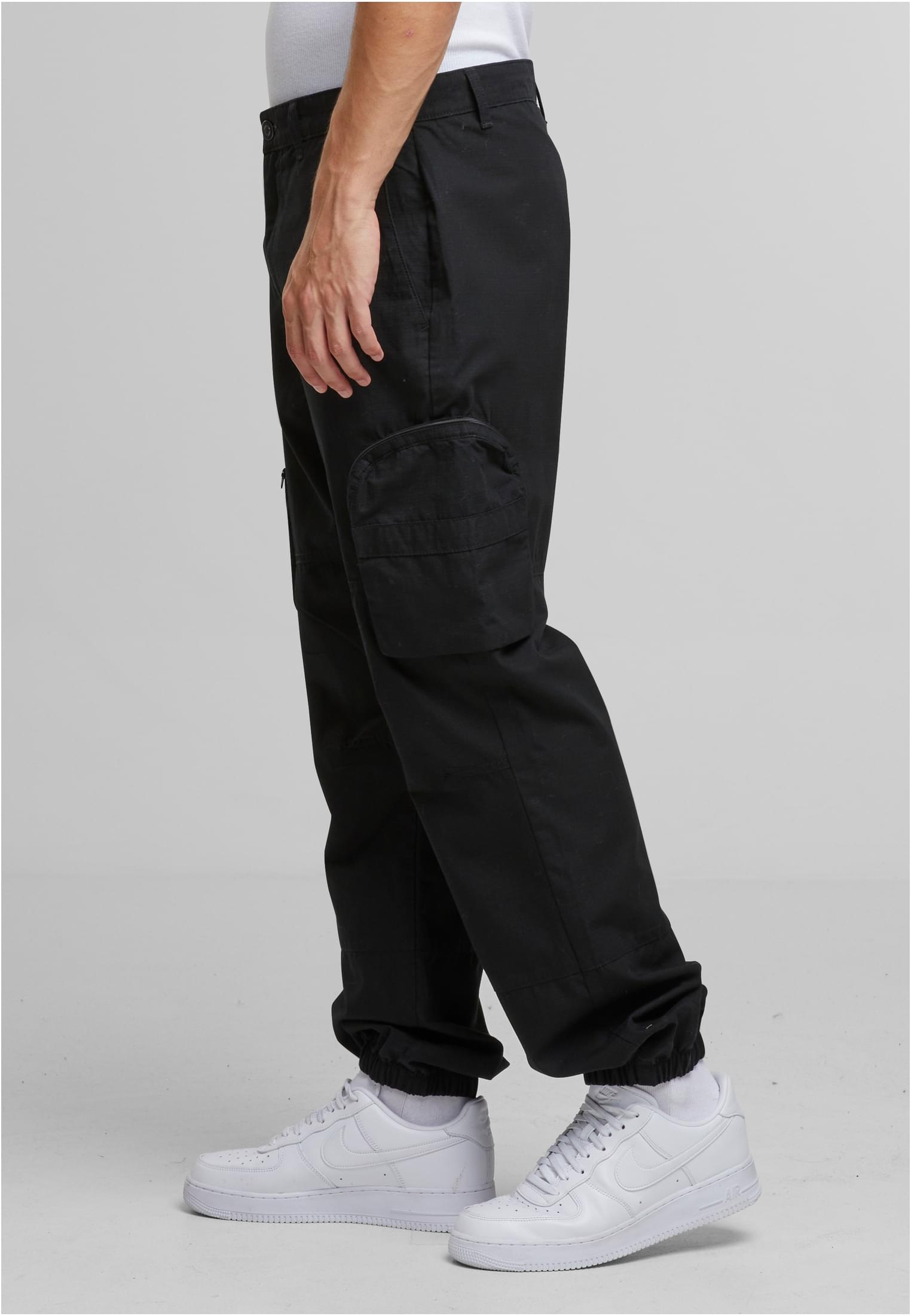 Παντελόνι Cargo Ripstop Loose Fit TB6766-00007 Urban Classics Black