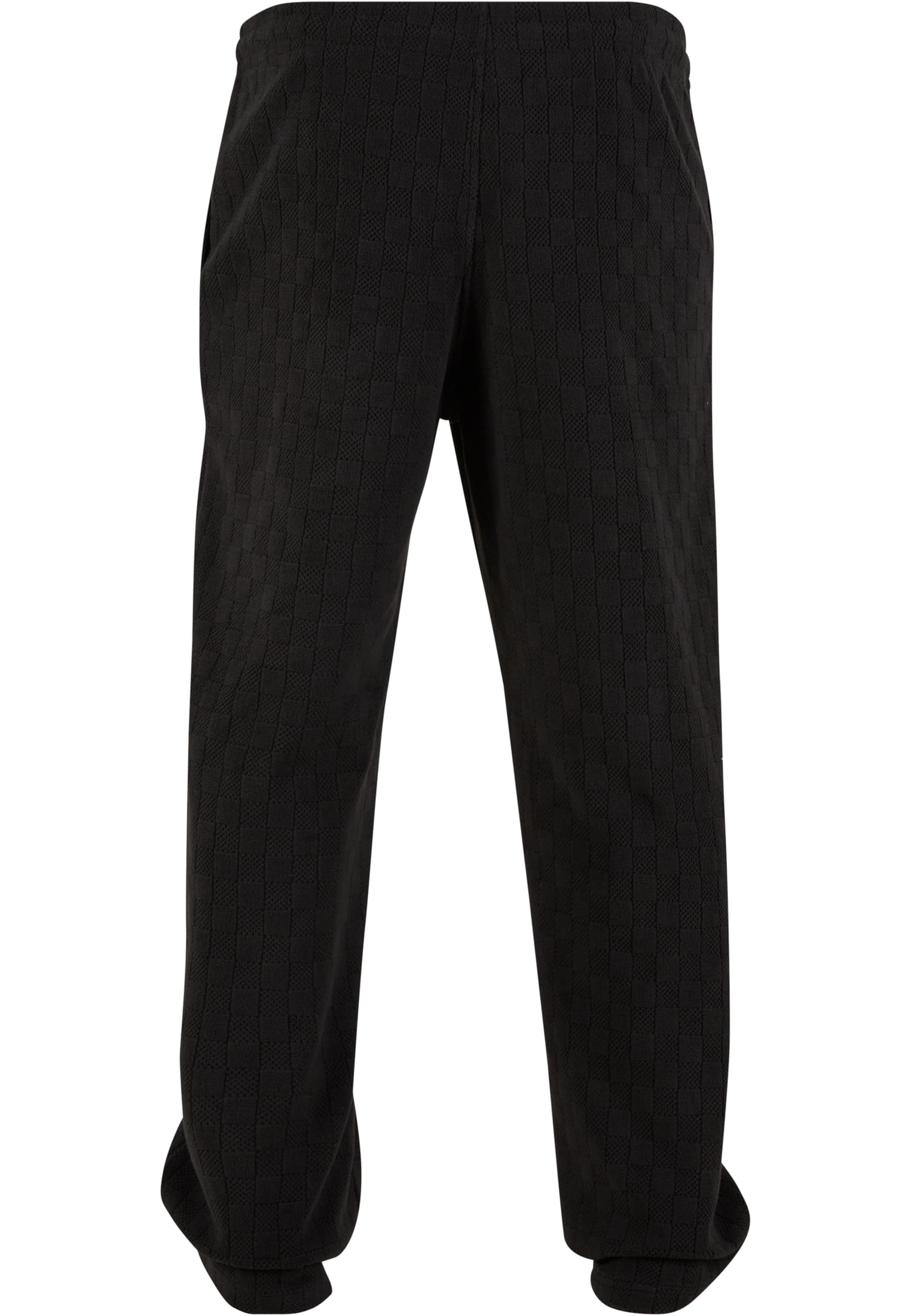 Παντελόνι Φόρμας Jacquard Velvet Wide Tb6771 Urban Classics Black ανδρικά Παντελόνια Simple Wear