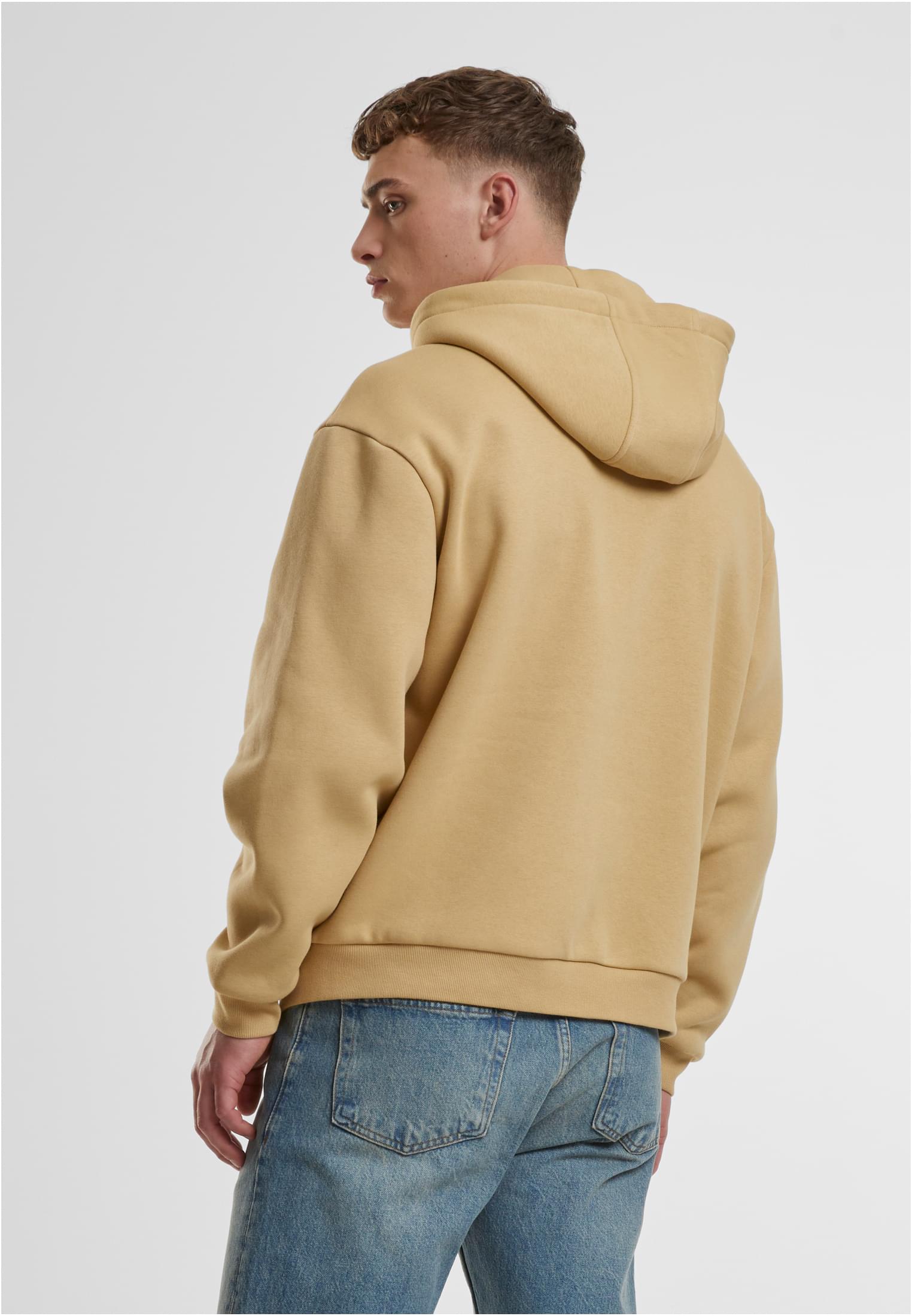 Ζακέτα Φούτερ με Κουκούλα TB7284 Urban Classics unionbeige