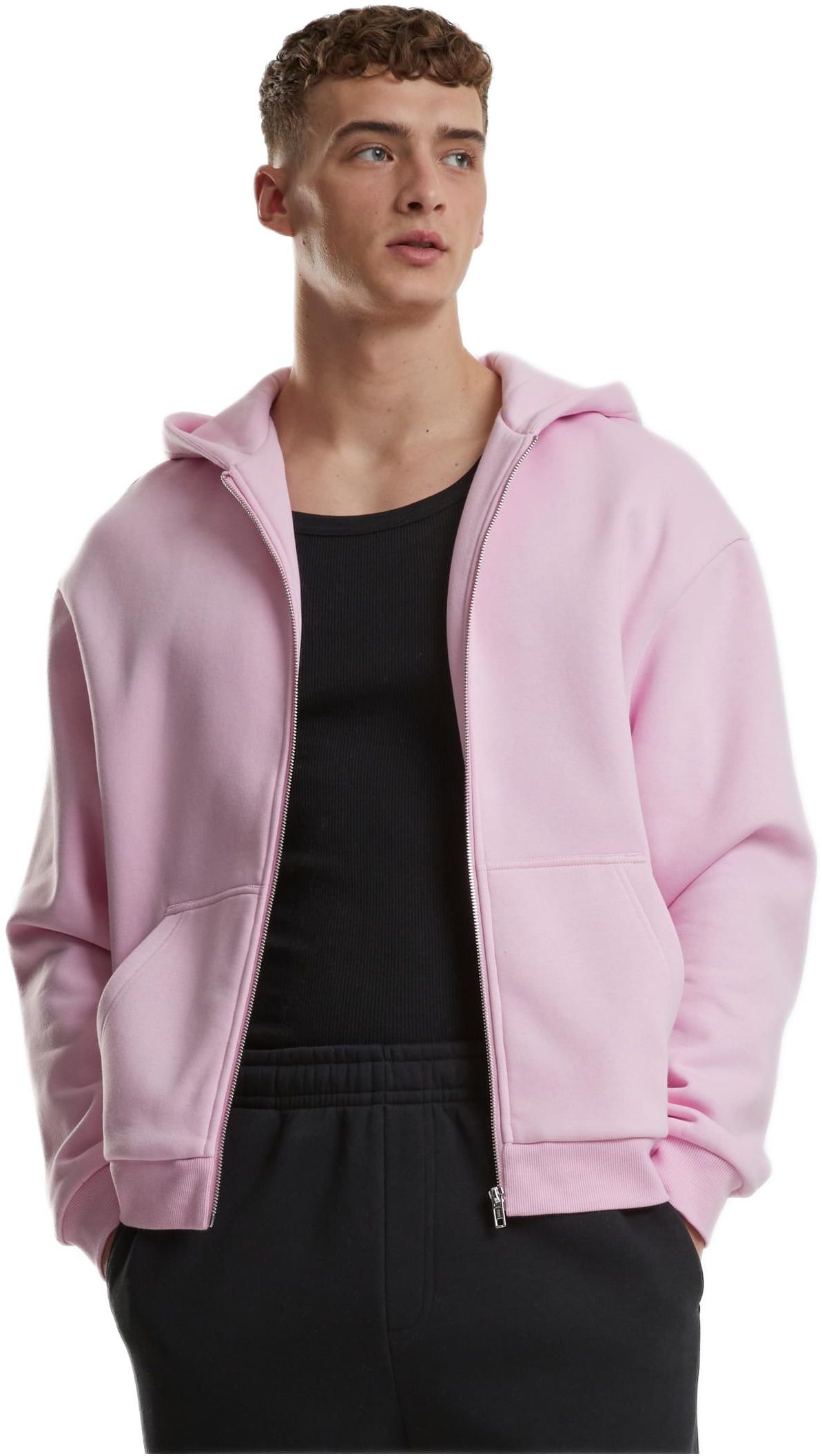 Ζακέτα Φούτερ με Κουκούλα TB7284 Urban Classics softpink