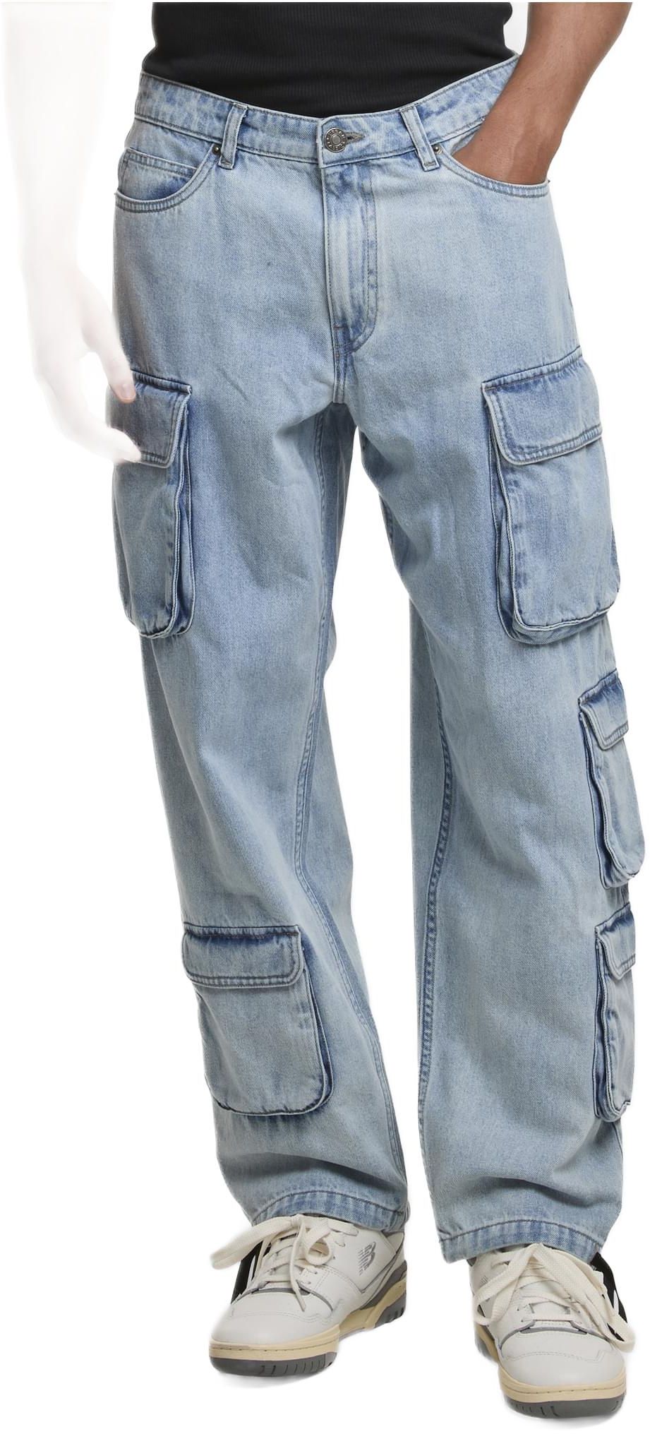 Παντελόνι Denim Cargo TB7322-12689 Urban Classics new light blue washed