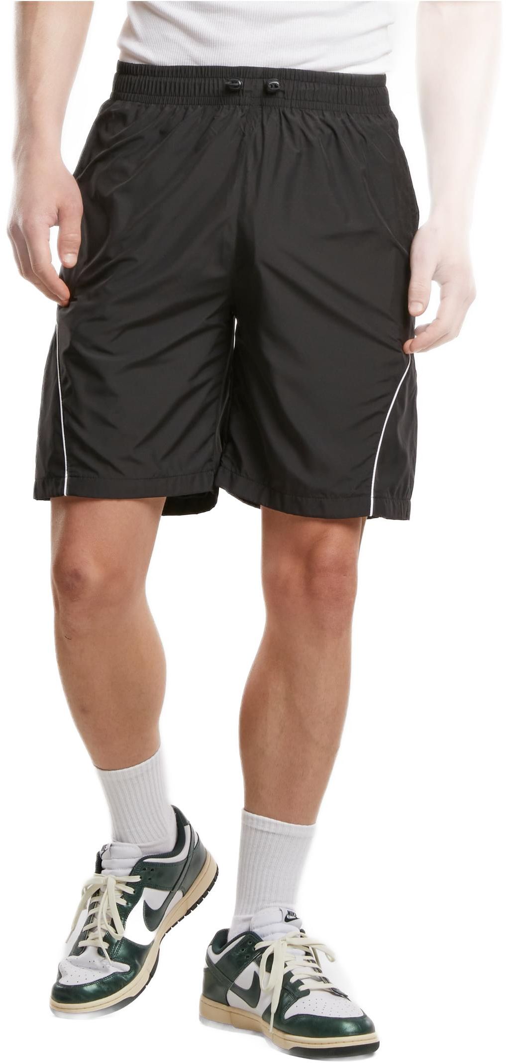 Ανδρική Βερμούδα Piped Panel Trackshorts TB7381 Urban Classics Black