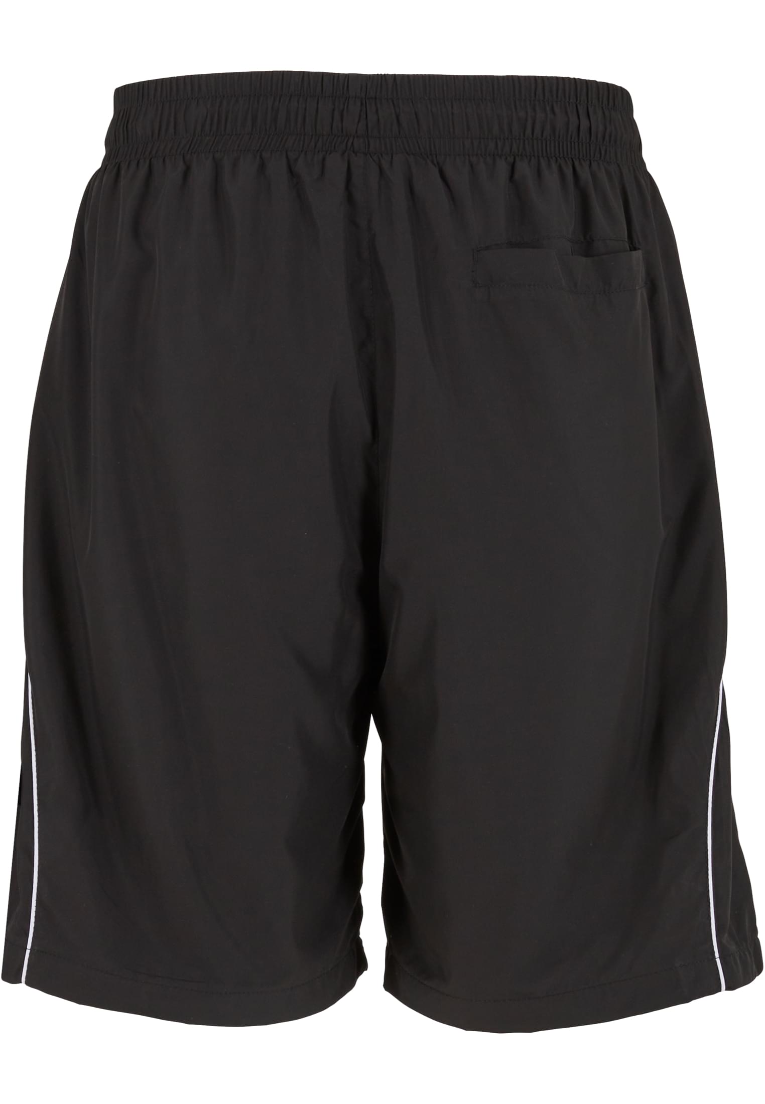 Ανδρική Βερμούδα Piped Panel Trackshorts Tb7381 Urban Classics Black ανδρικά Βερμούδες Σορτς Simple Wear