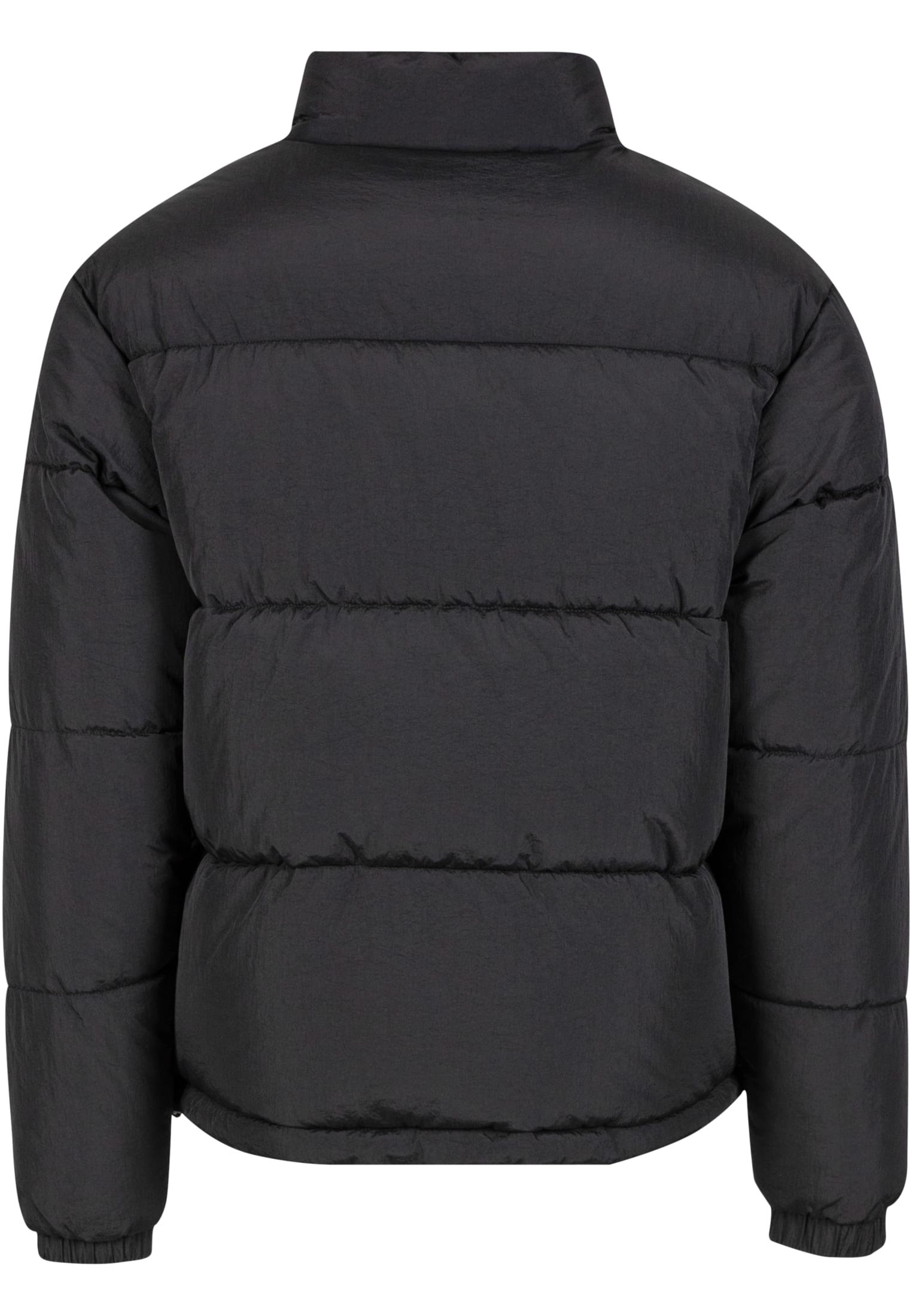 Μπουφάν Crinkle Puffer Tb7586-00007 Urban Classics Black ανδρικά Simple Wear