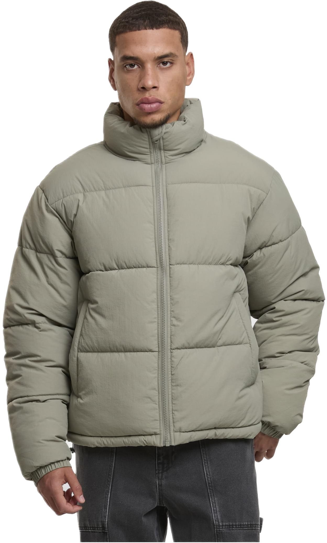 Μπουφάν Crinkle Puffer TB7586-18328 Urban Classics paleolive