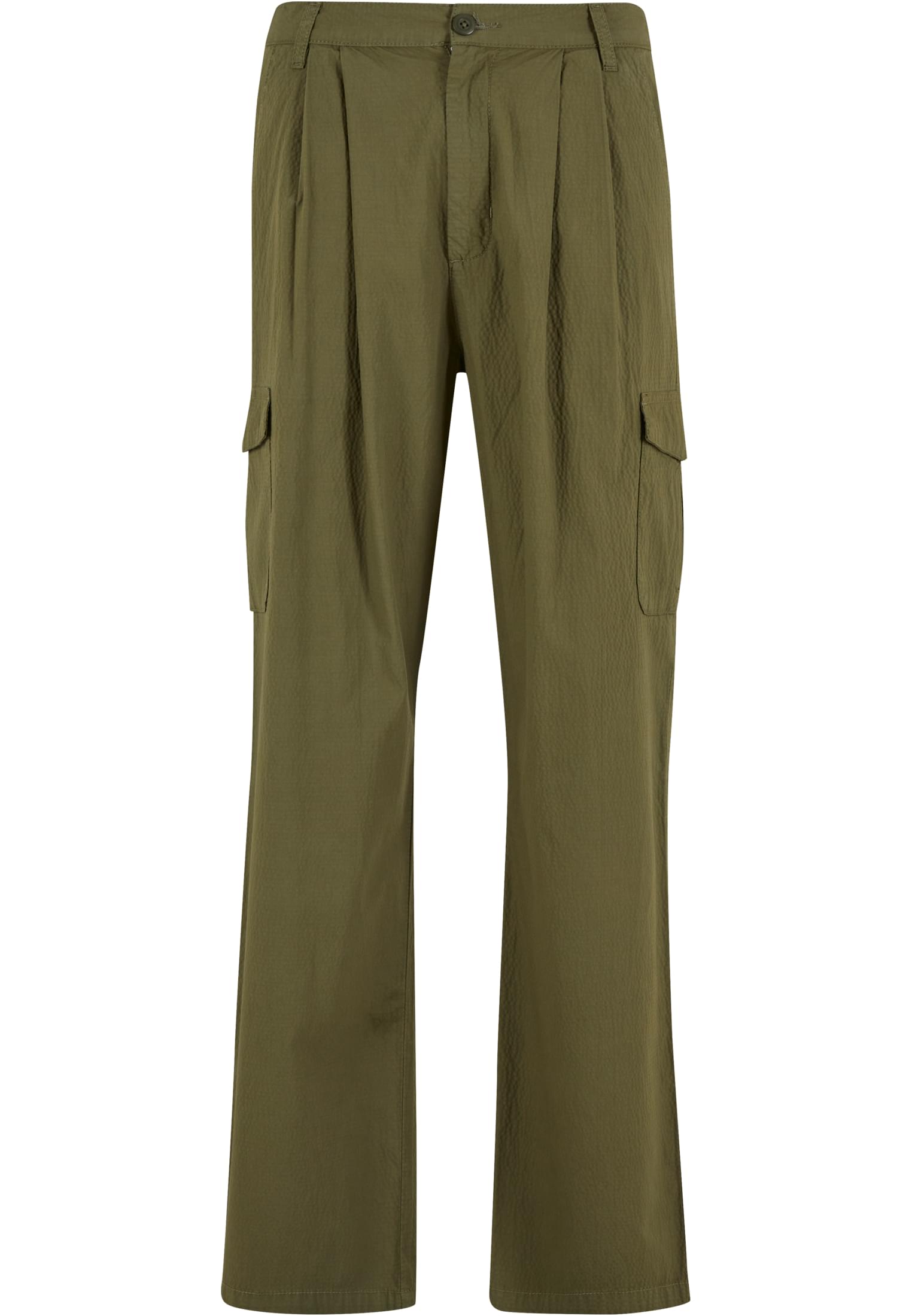Παντελόνι Cargo Wide Pleated Tb7604 Urban Classics Lightolive ανδρικά Παντελόνια Simple Wear