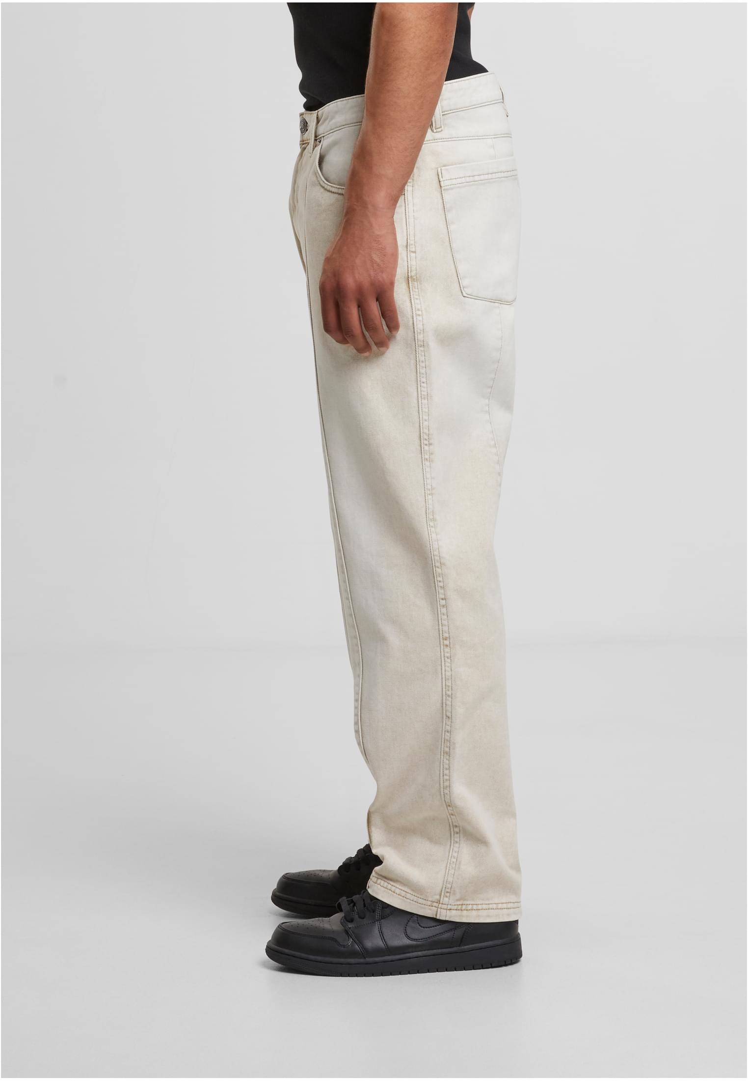 Wide Leg Denim Παντελόνι TB7605 Urban Classics white dirty washed