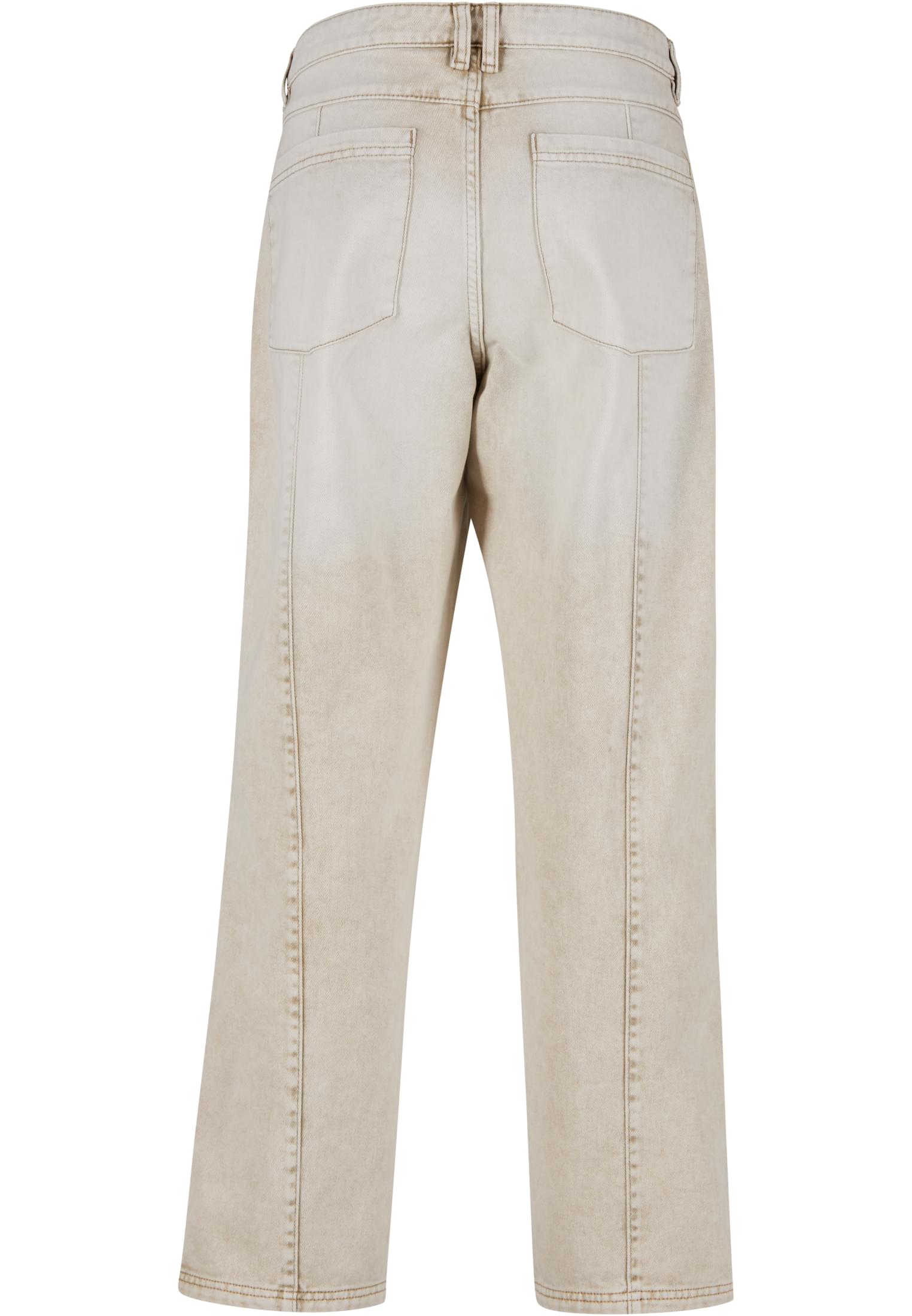 Wide Leg Denim Παντελόνι Tb7605 Urban Classics White Dirty Washed ανδρικά Παντελόνια Simple Wear