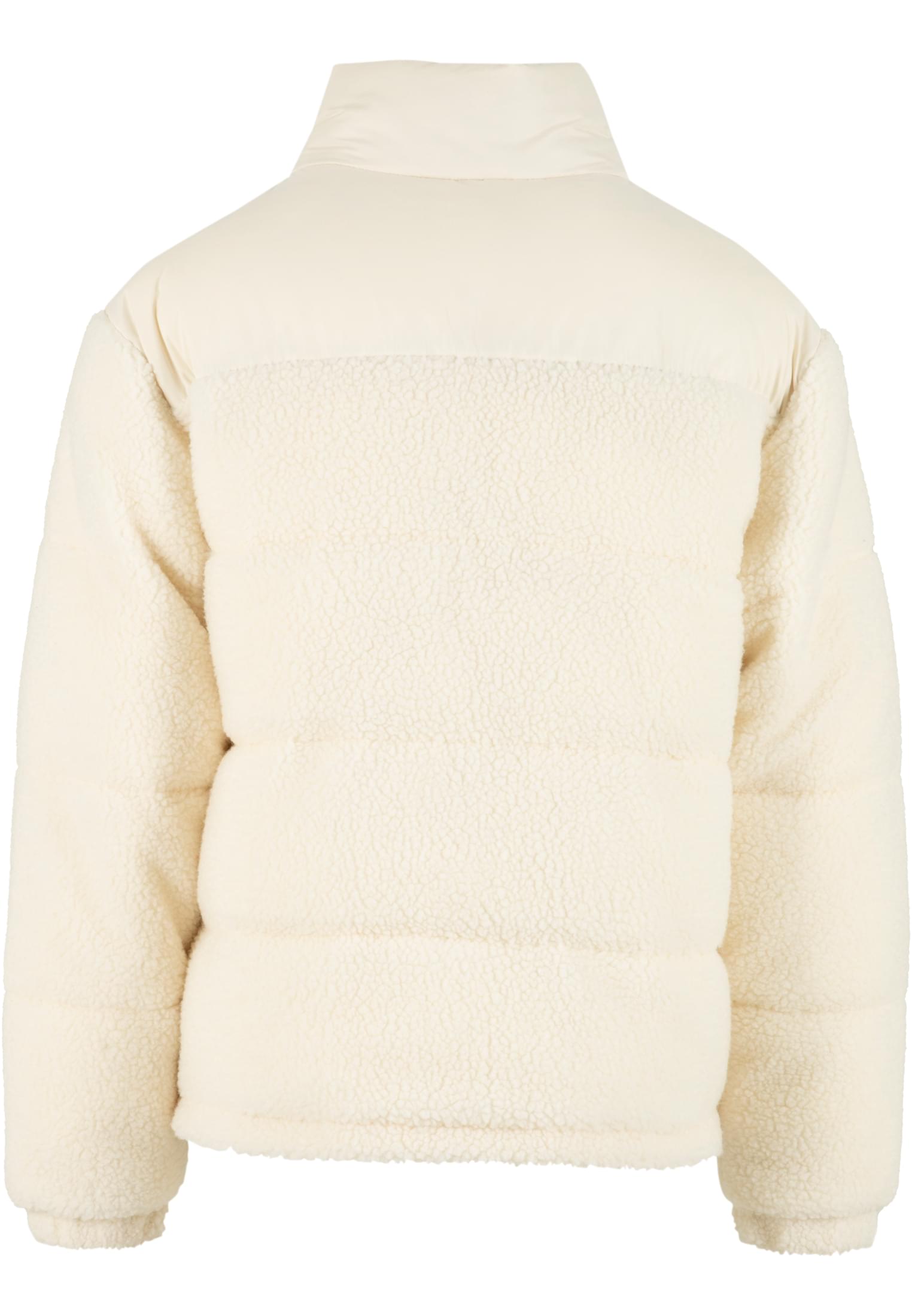 Μπουφάν Puffer Fabric Mix Teddy Tb7940-02903 Urban Classics Whitesand ανδρικά Simple Wear