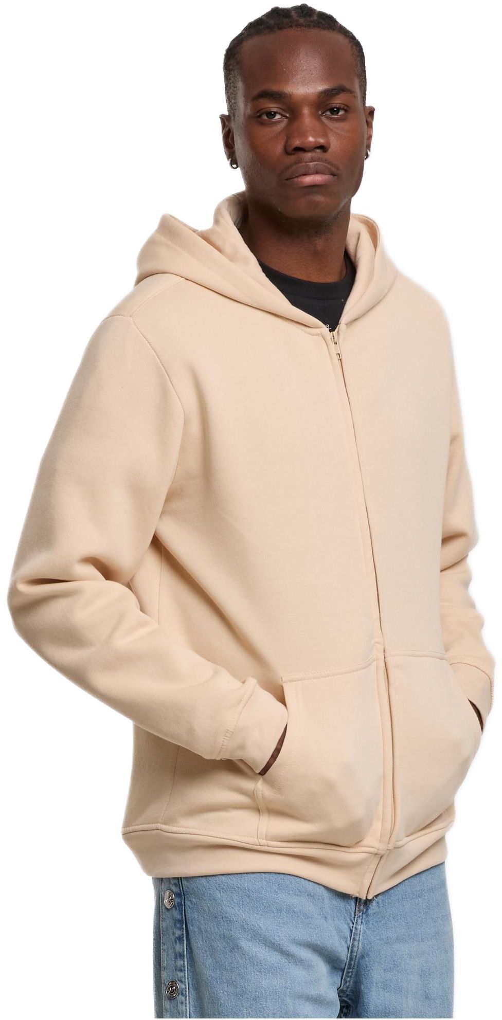 Ζακέτα Φούτερ με Κουκούλα TB8003-00208 Urban Classics Sand