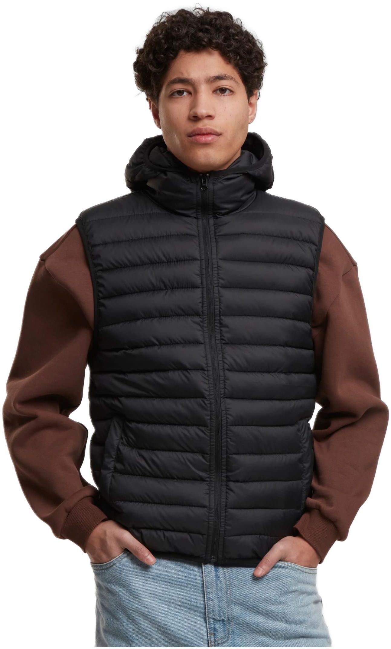Αμανικό Μπουφάν με Κουκούλα TB8020-00007 Urban Classics Black Black