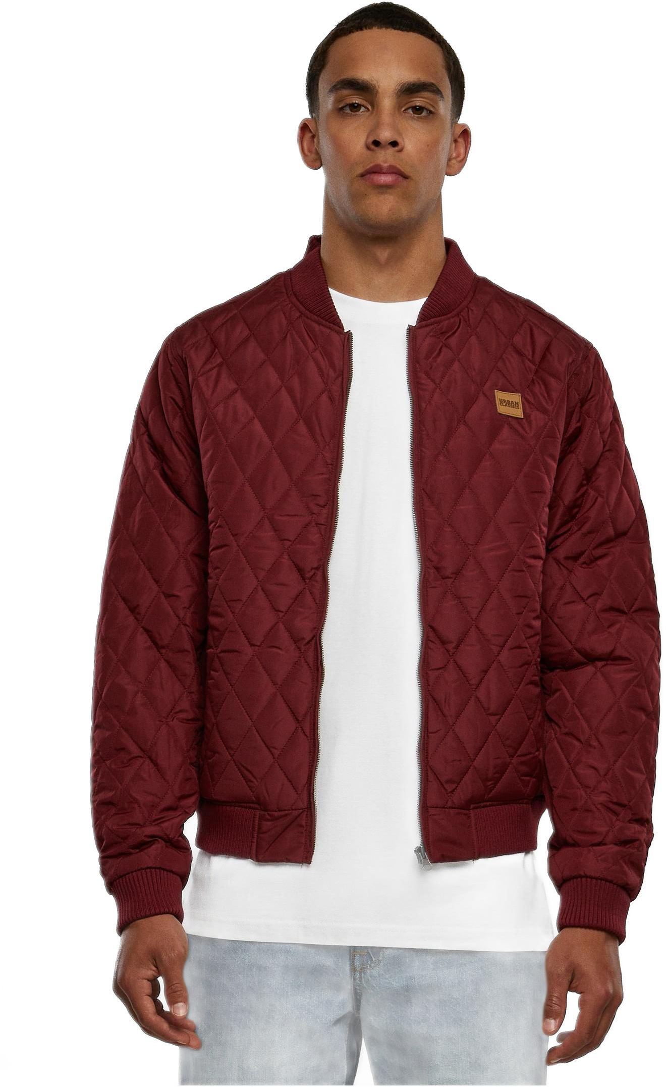 Μπουφάν Diamond Quilt Nylon TB862-00606 Urban Classics Burgundy