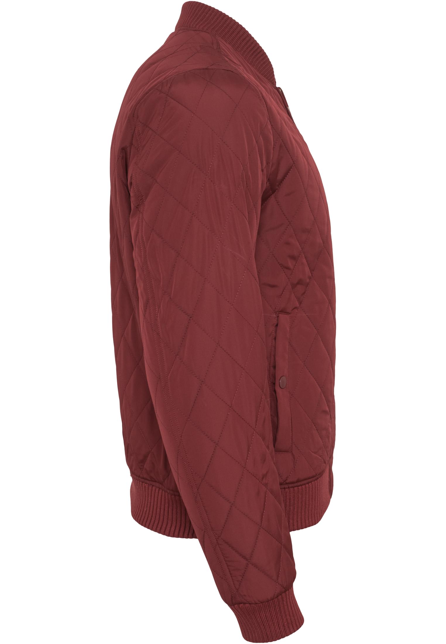 Μπουφάν Diamond Quilt Nylon Tb862-00606 Urban Classics Burgundy ανδρικά Simple Wear