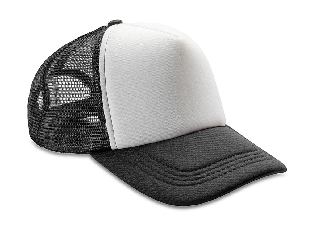 Καπέλο Trucker RC089X Result Headwear Detroit 1/2 Mesh Black/White