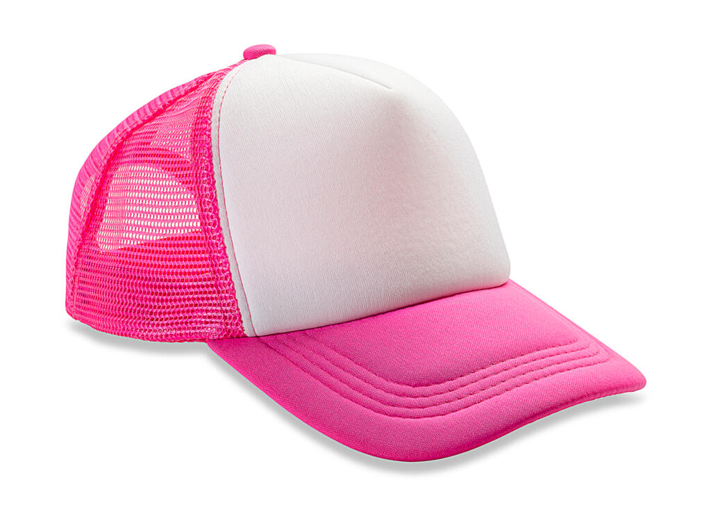 Καπέλο Trucker RC089X Result Headwear Detroit 1/2 Mesh Super Pink/White