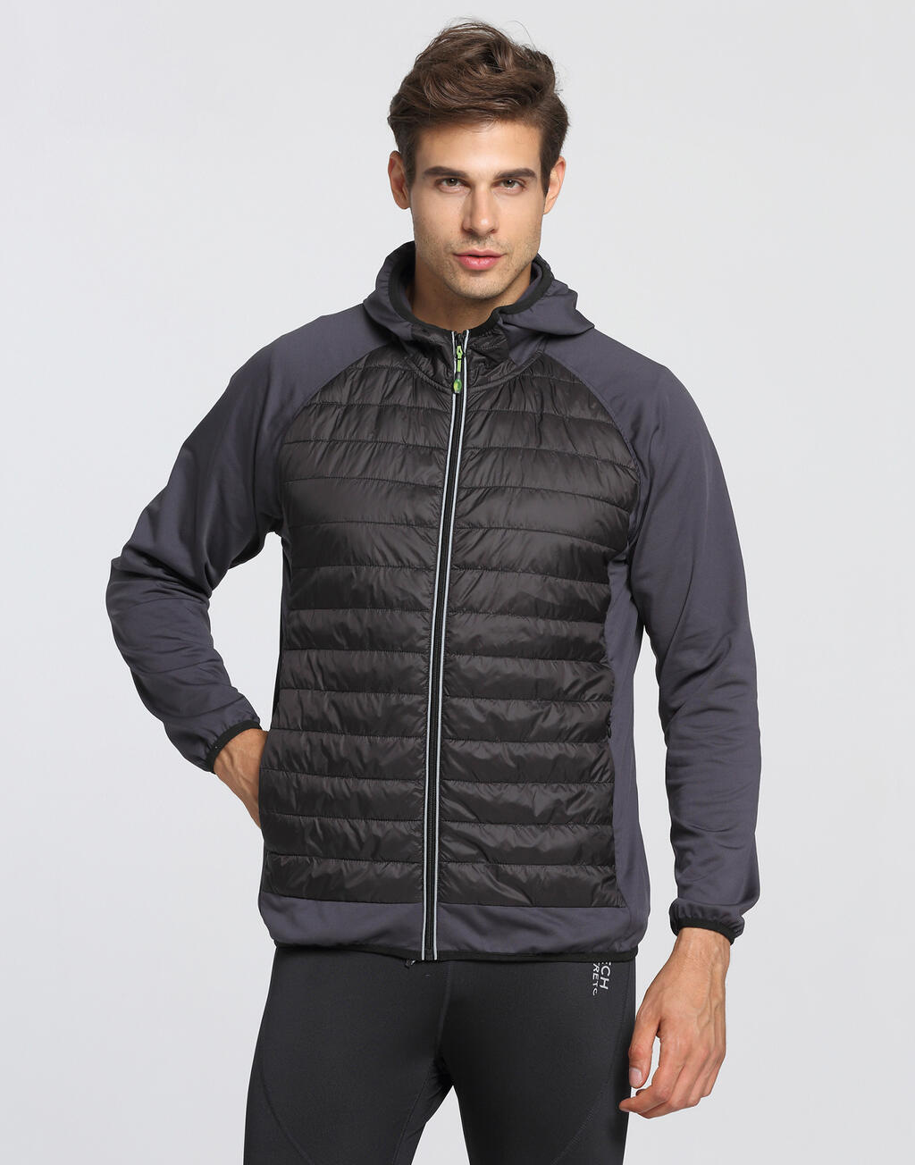 Ανδρικό Μπουφάν Zero Gravity S268M Spiro Black/Grey