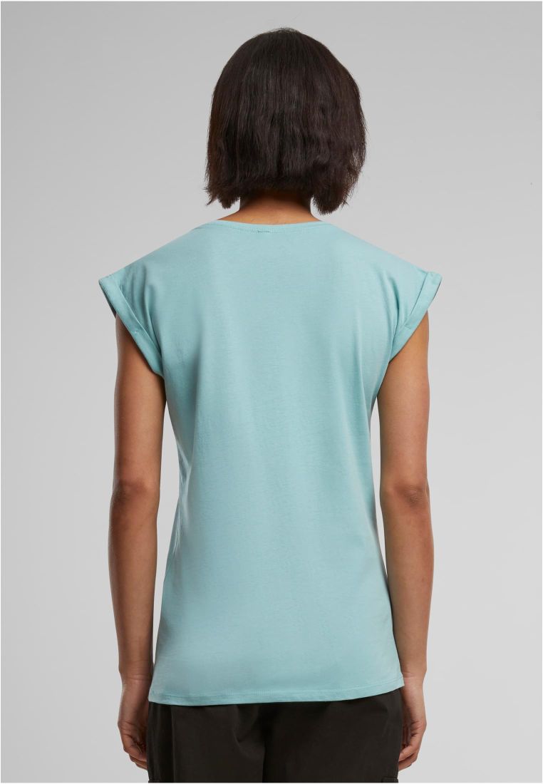 Γυναικείο T-shirt BY021 Build Your Brand Extended Shoulder Tee Blue Mint